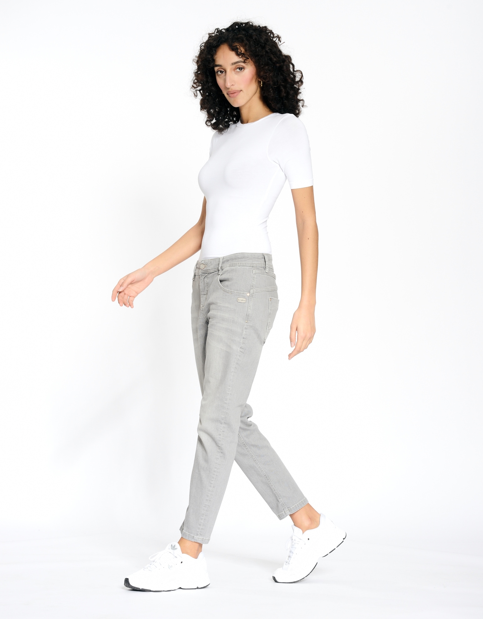 GANG Relax-fit-Jeans »94AMELIE CROPPED«, aus weicher Cord-Qualität