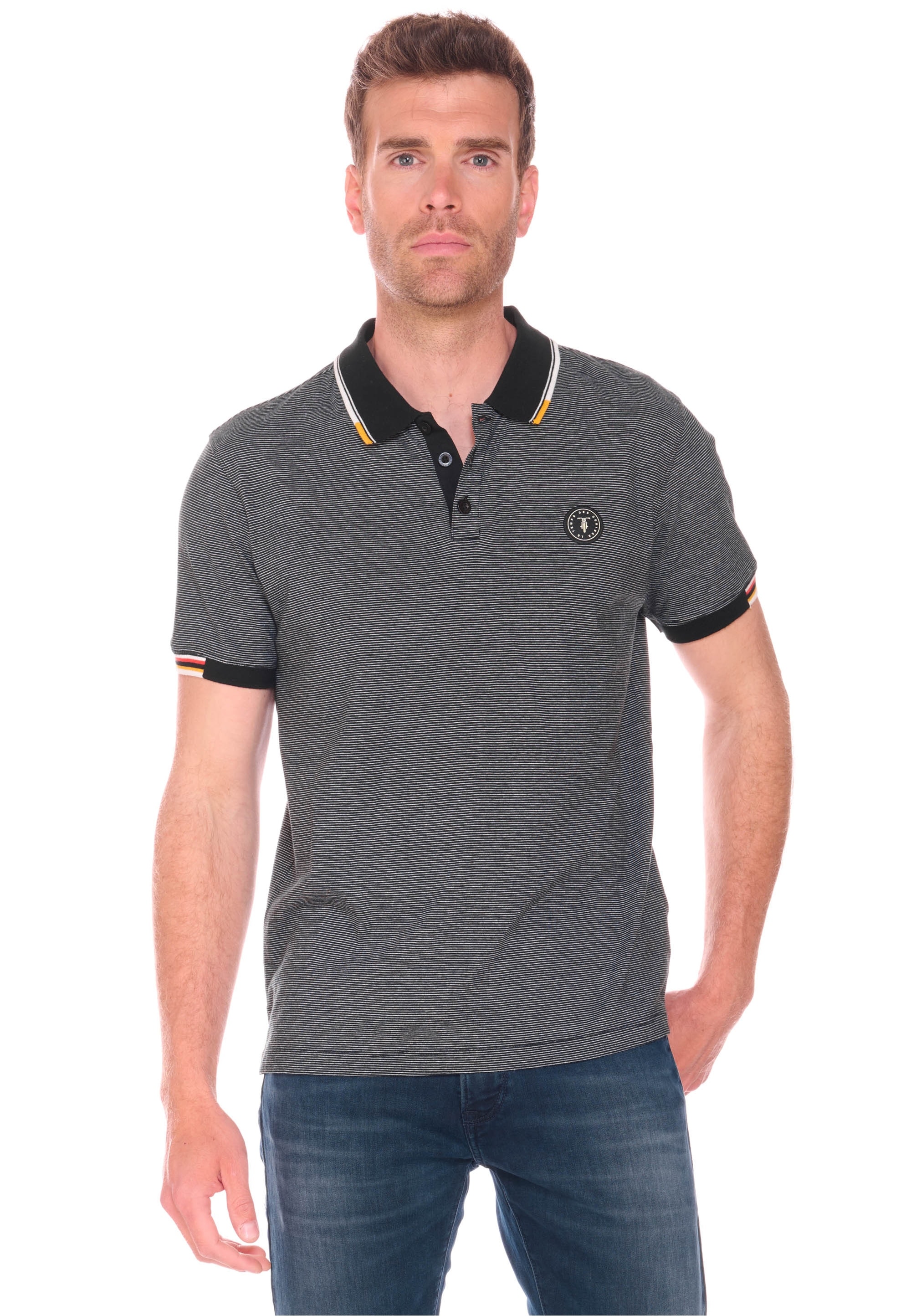 Poloshirt »ALCOR«, im gestreiften Design