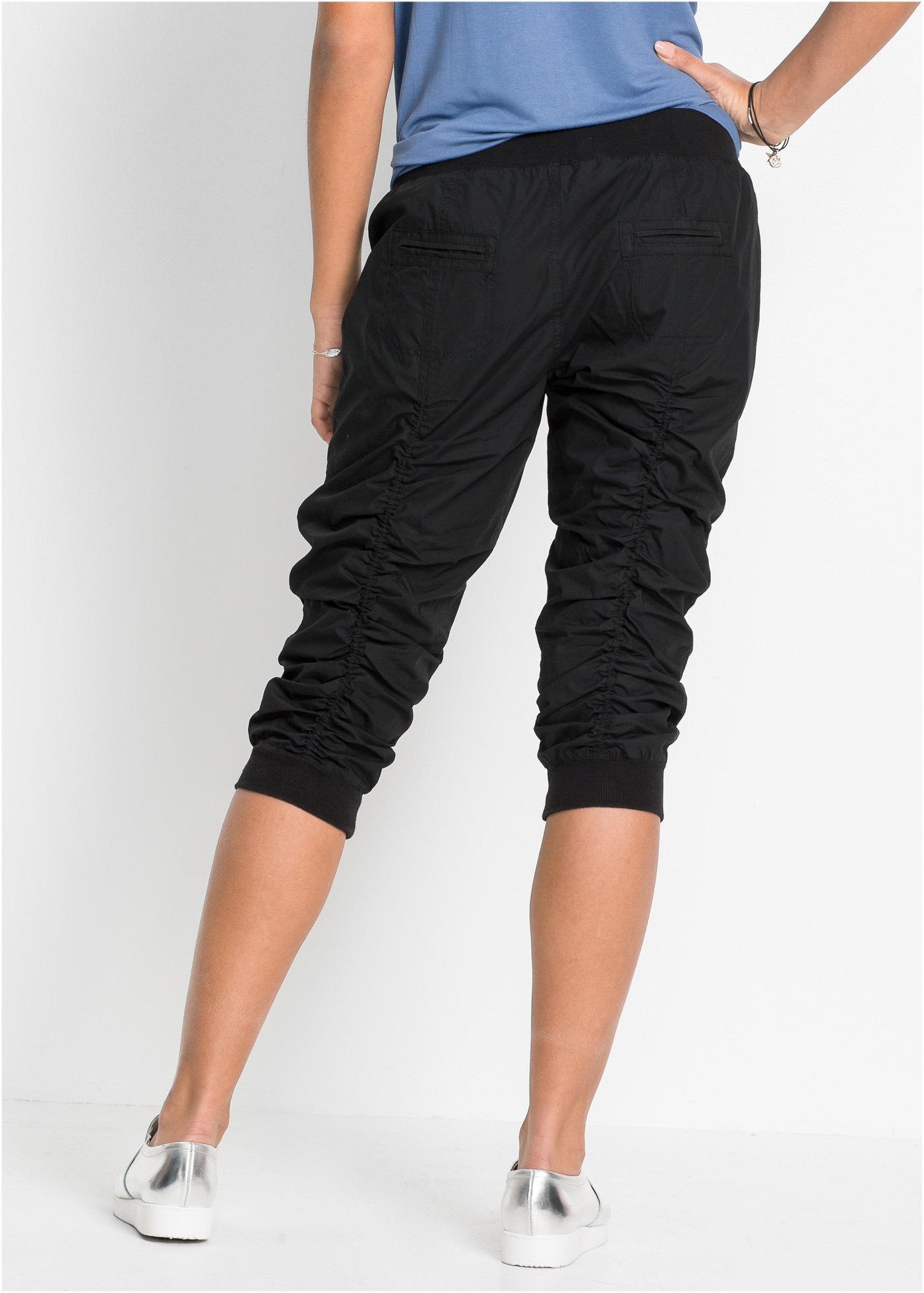 bonprix 3/4-Hose "3/4-Hose aus reiner Baumwolle" aus Baumwolle, mit elastis günstig online kaufen