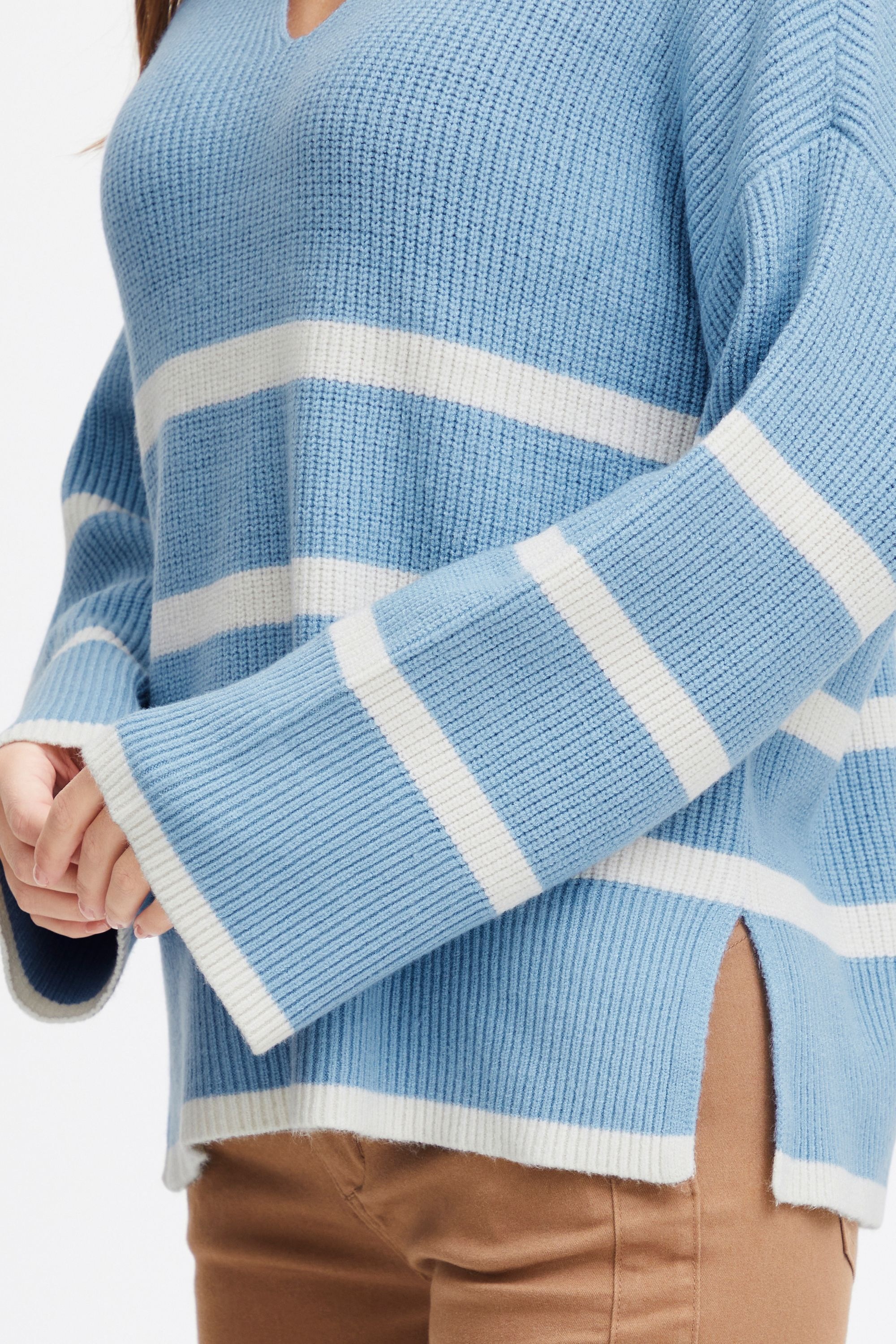 fransa Strickfleece-Pullover »Strickpullover FRAlly«