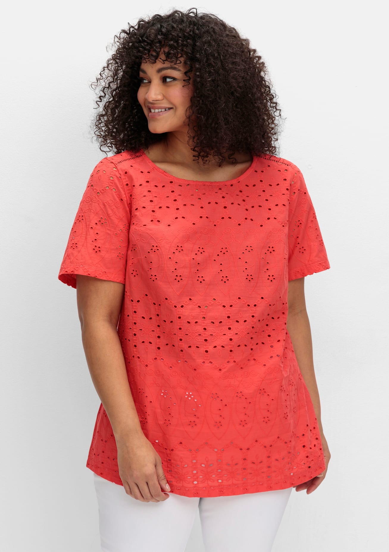 sheego by Joe Browns Kurzarmshirt »T-Shirt«, (1 tlg.)