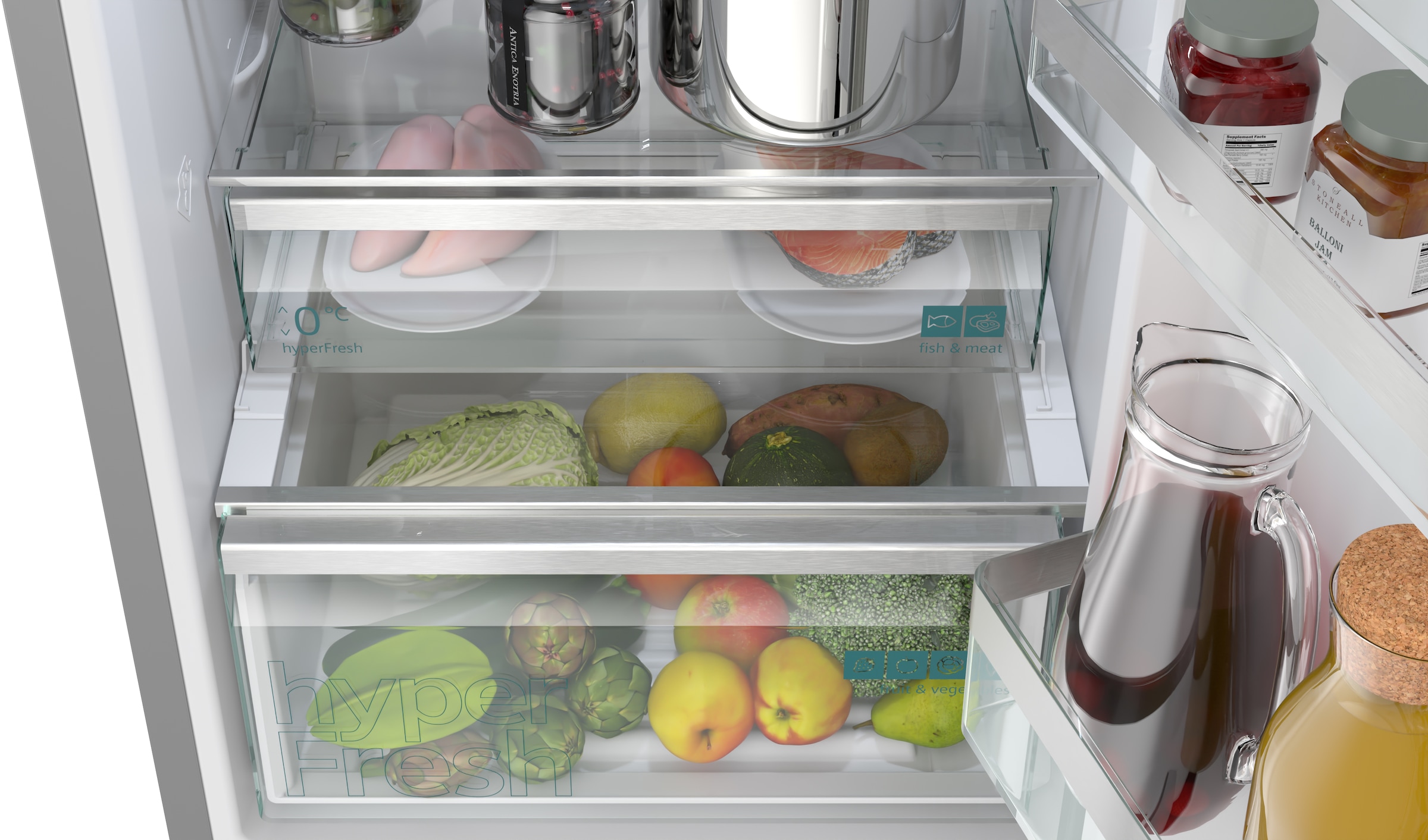 SIEMENS Kühl-/Gefrierkombination iQ300 »KG36NVIBG« 186 cm hoch 60 cm breit