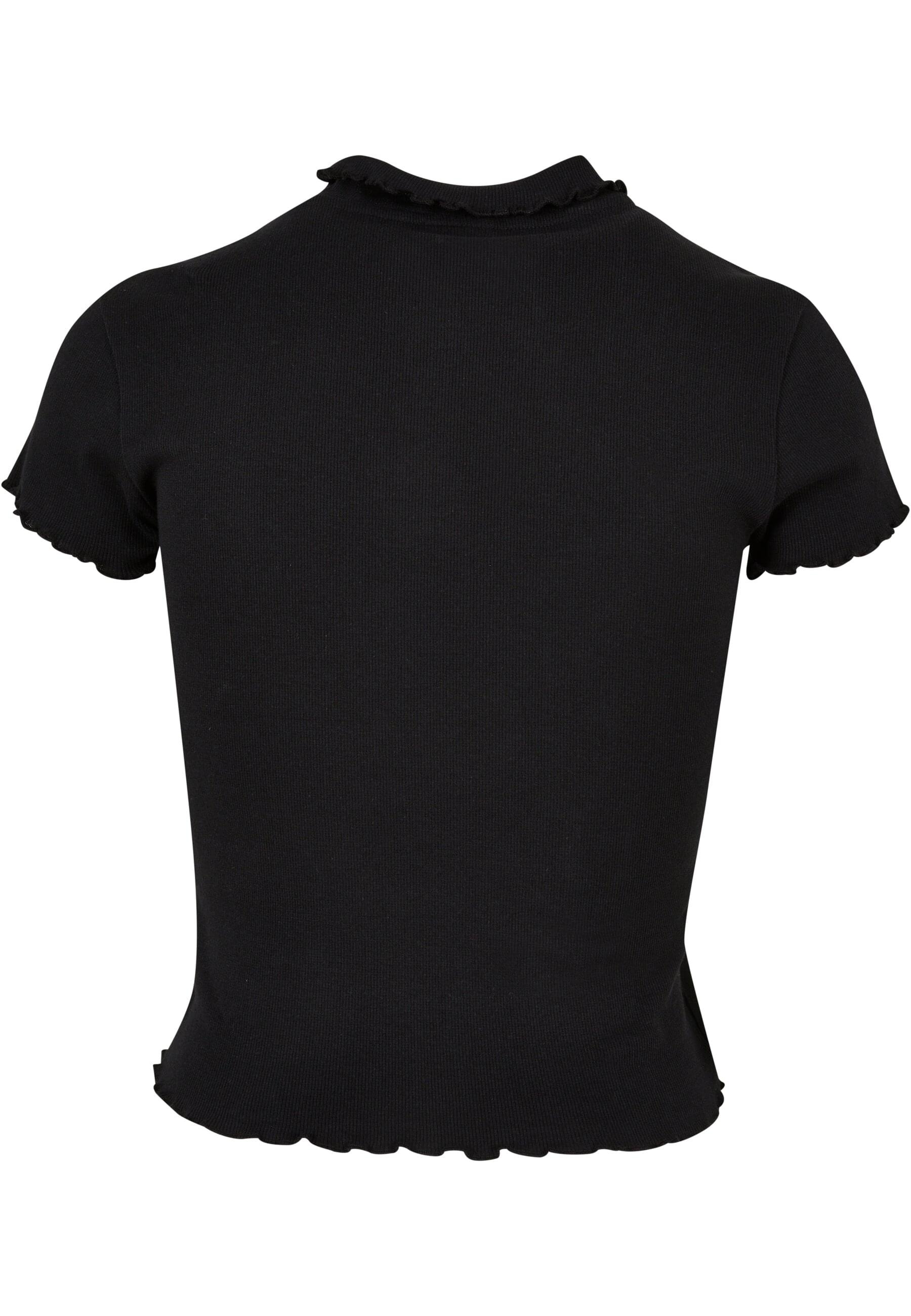 URBAN CLASSICS T-Shirt »Urban Classics Damen Ladies Rib Polo Tee«, (1 tlg.)