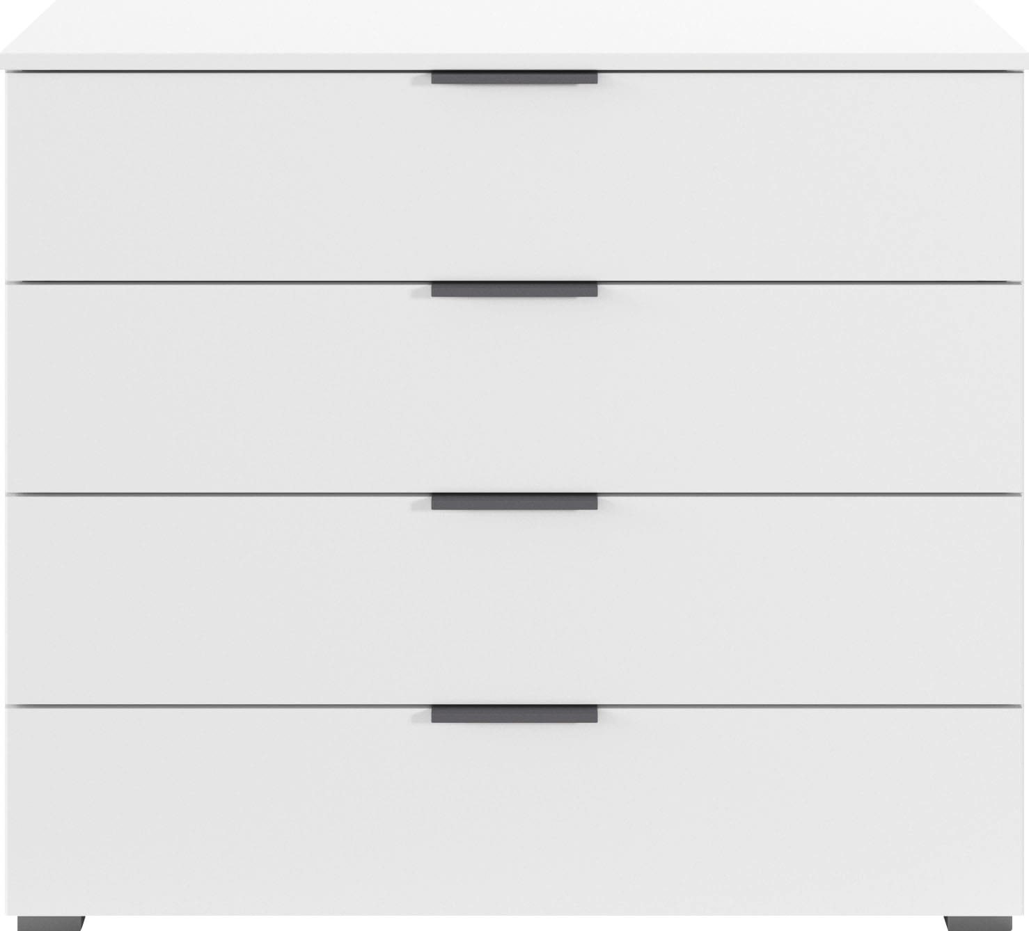 rauch Schubkastenkommode »Sideboard Schubladenkommode AGORDO mit Dekor- oder Hochglanzfront«, (in zwei Griff-Farben), Breite 93 cm mit 4 großen Schubladen für viel Stauraum MADE IN GERMANY