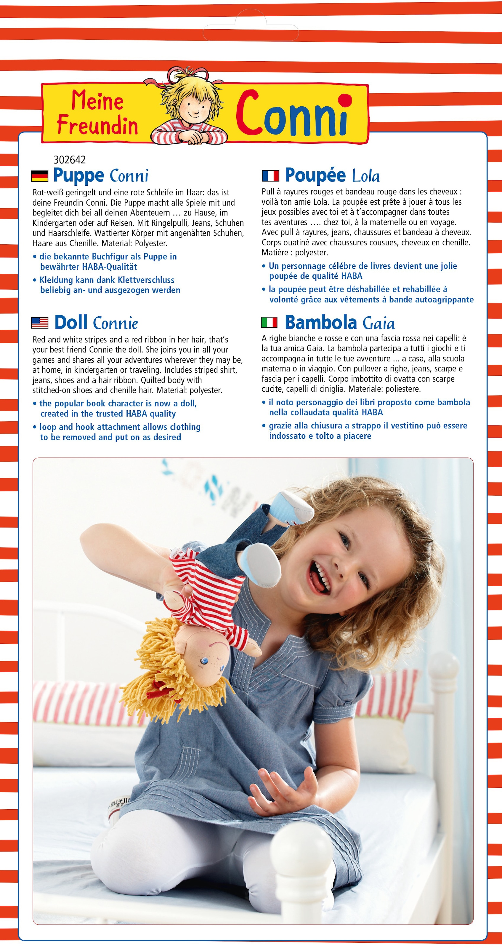 Haba Stoffpuppe »Conni«