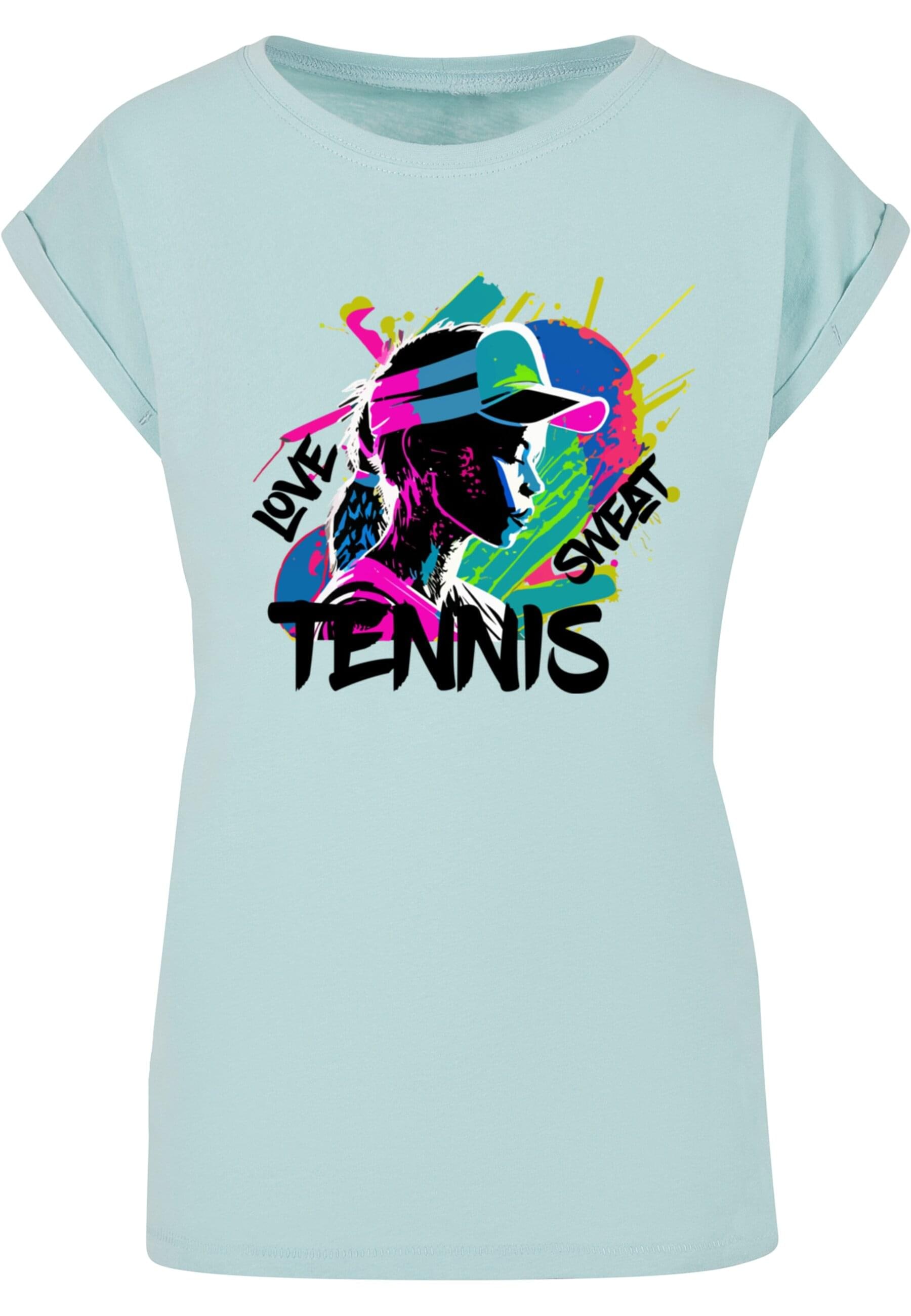 Merchcode T-Shirt "Merchcode Damen Ladies Tennis Love, Sweat - T-Shirt" günstig online kaufen