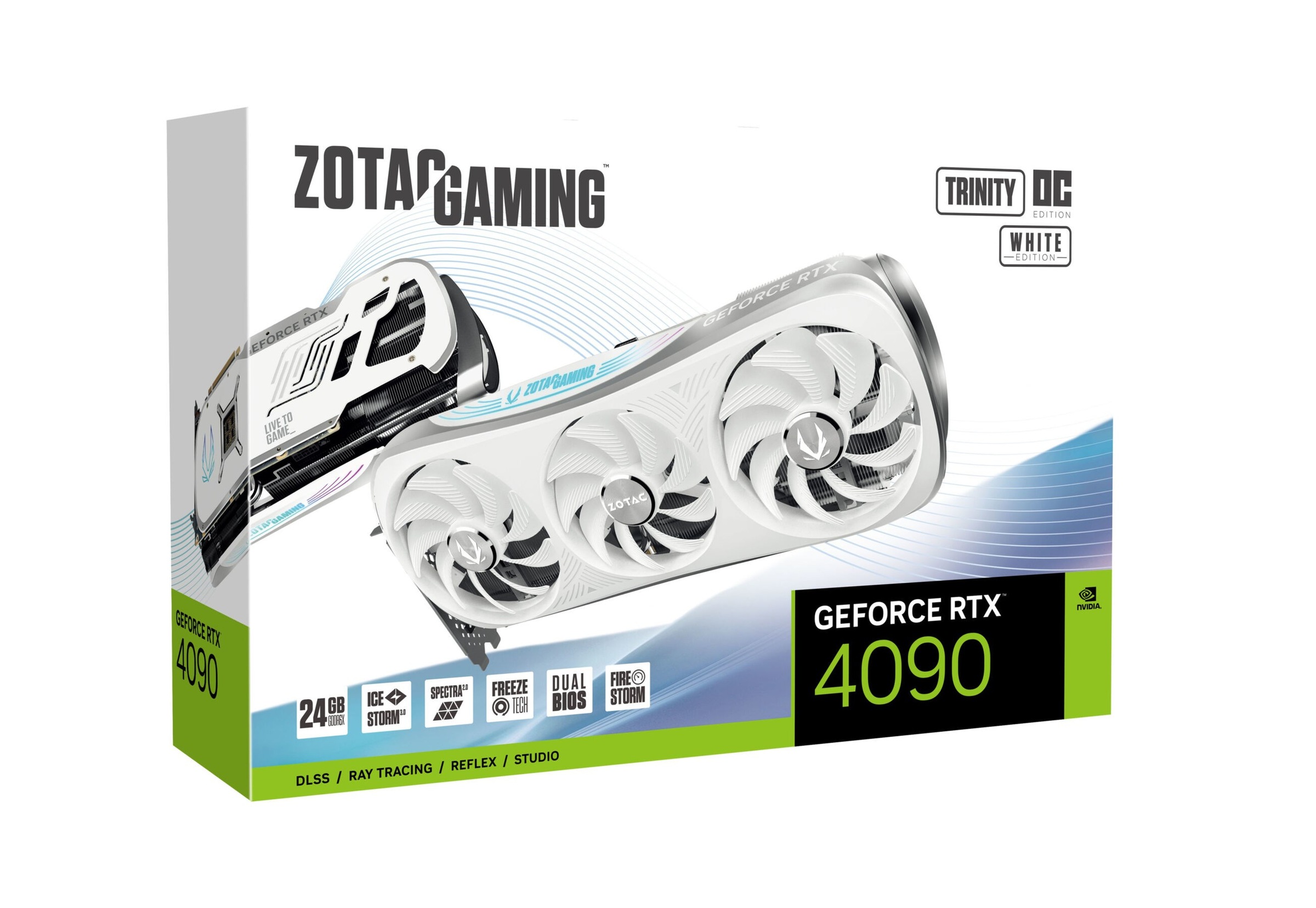 Zotac Grafikkarte »GeForce RTX 4090 Trinity OC White Edition«
