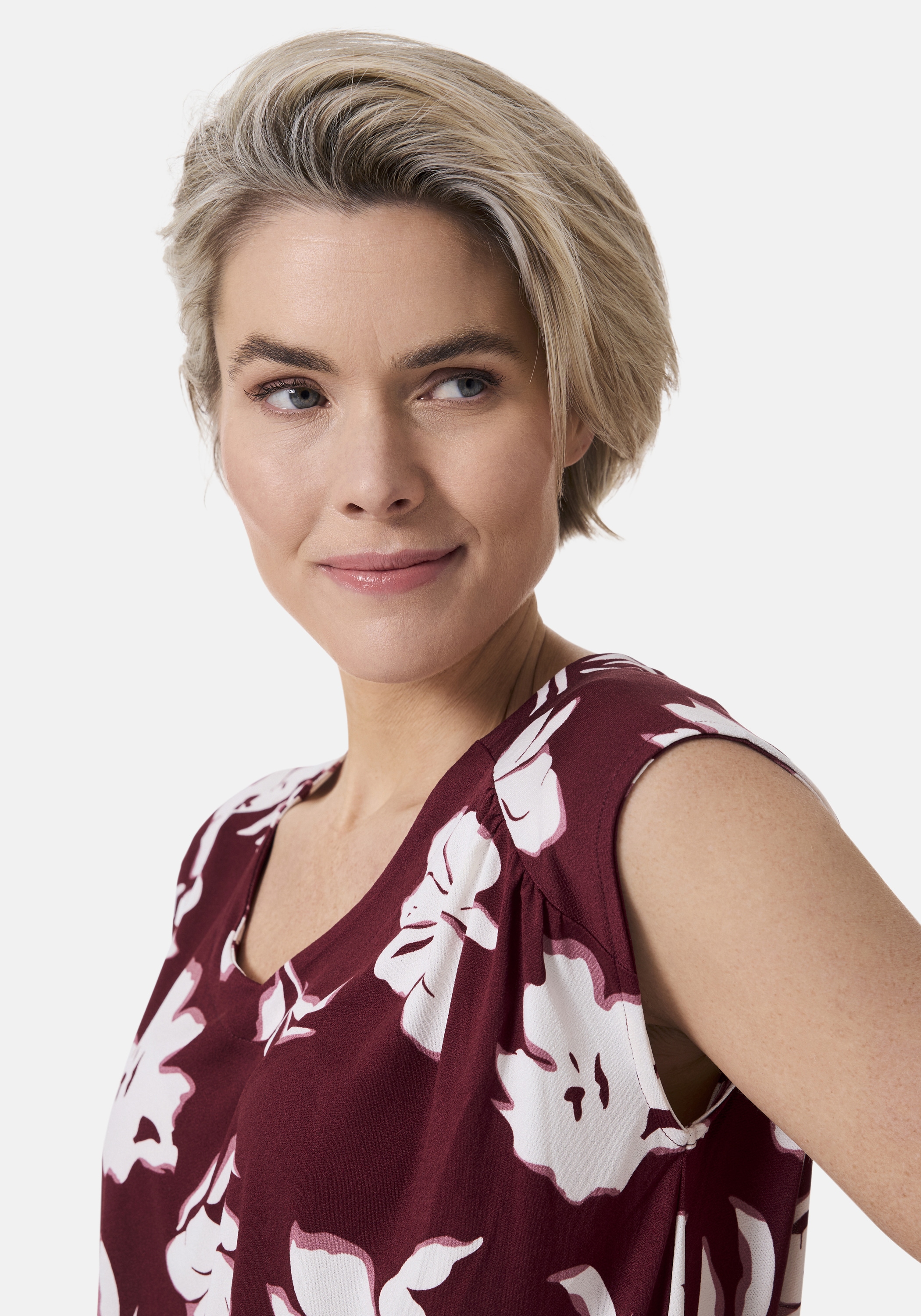 STOOKER WOMEN Shirttop »VEGA Print Top«, Blusentop Regular Fit für Damen