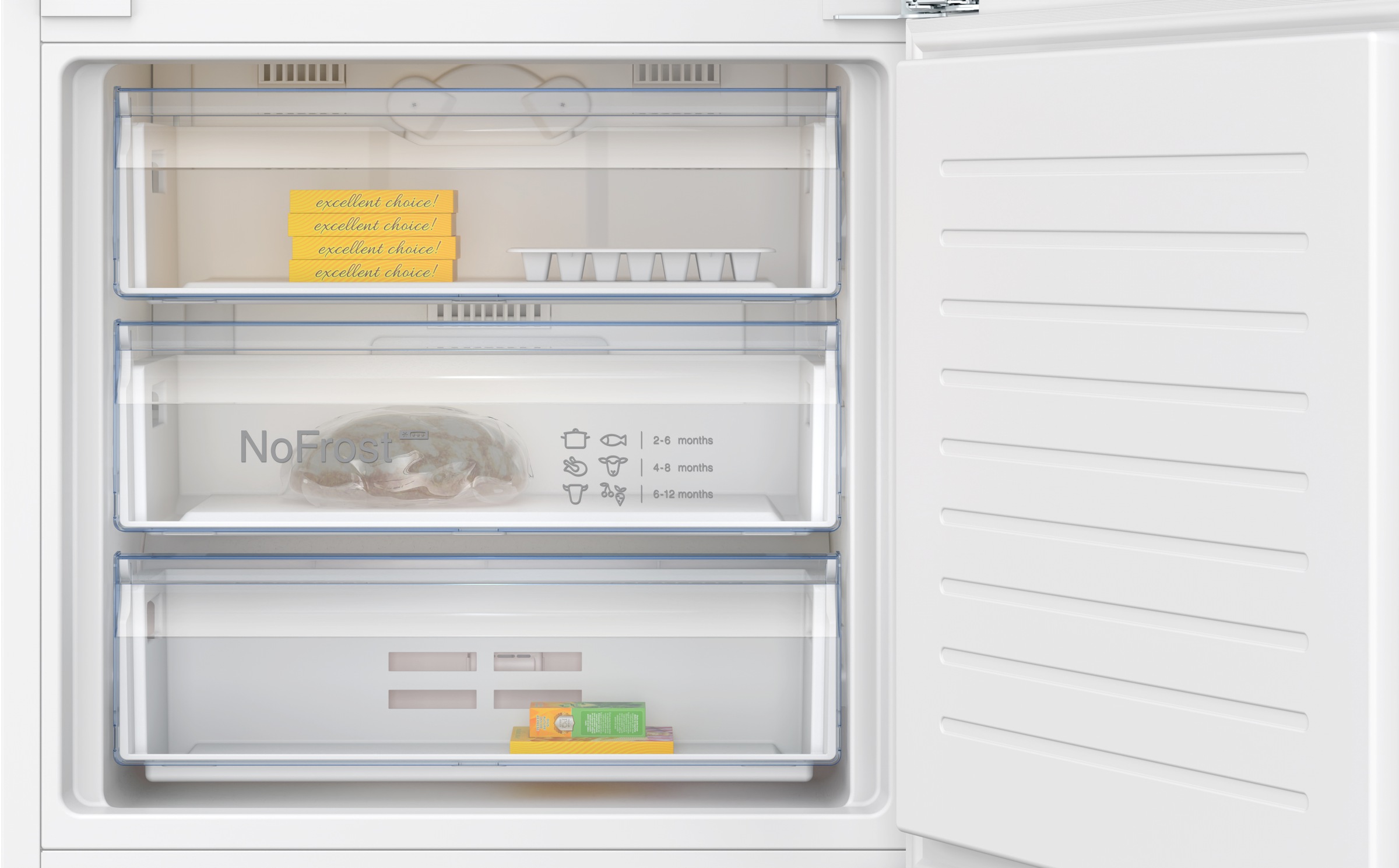 NEFF Einbaukühlgefrierkombination N 50 »KB7962FE0«, mit No Frost
