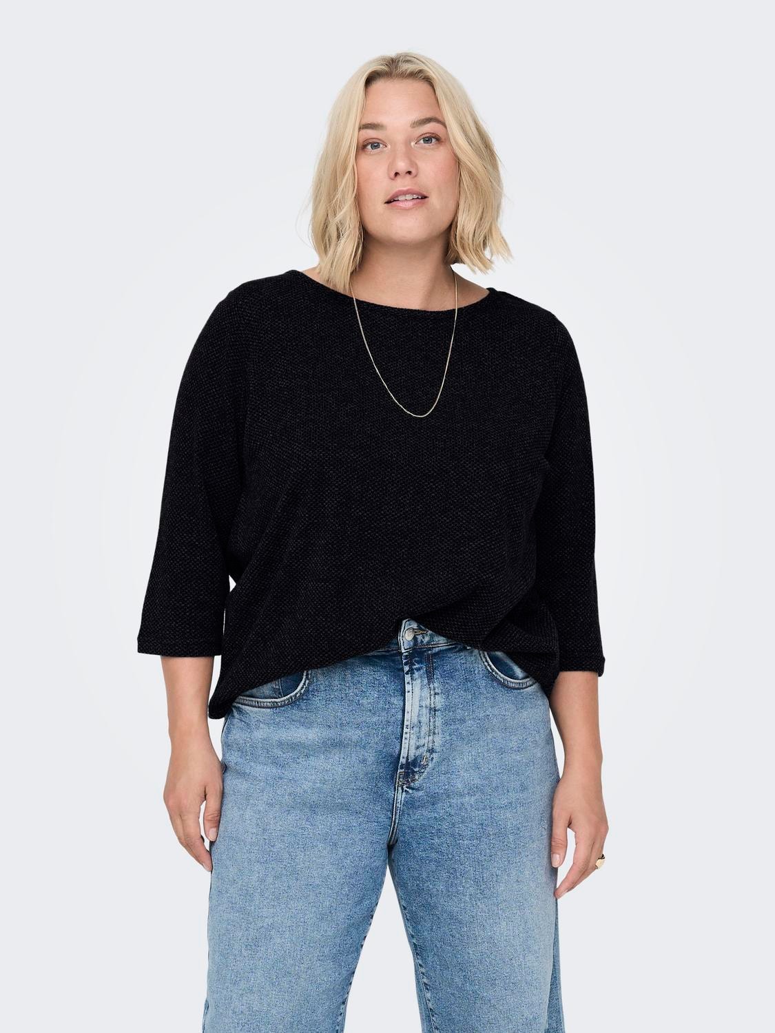 ONLY CARMAKOMA 3/4-Arm-Shirt "CARMARTHA 3/4 TOP" günstig online kaufen