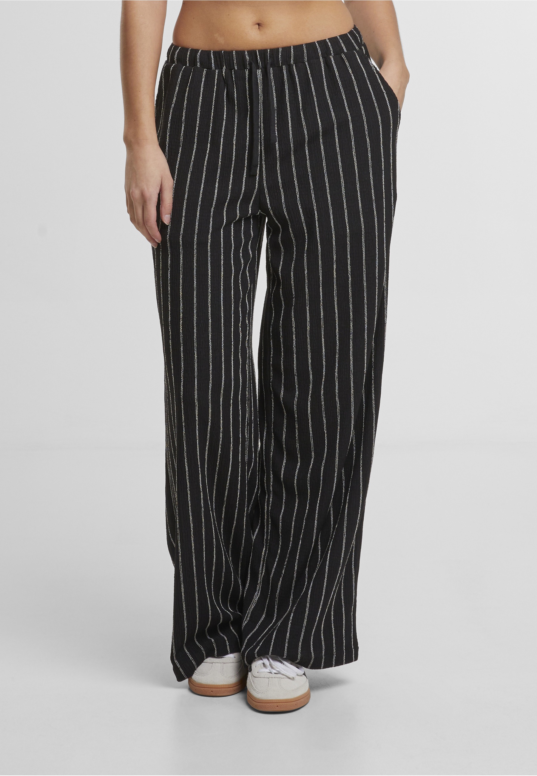 Thumbnail - URBAN CLASSICS Stoffhose "Urban Classics Ladies Structured Striped Relaxed Fit Pants"