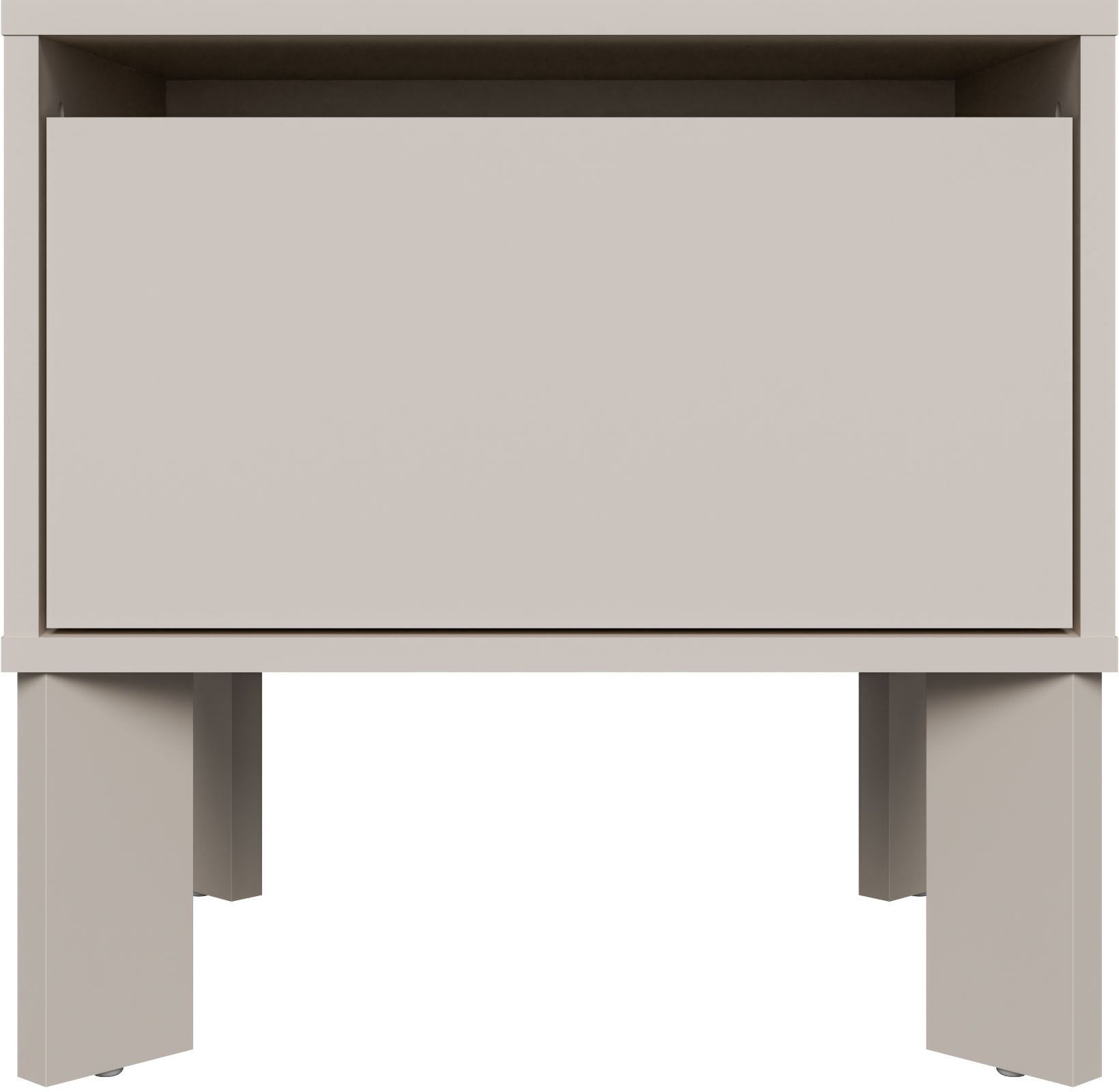 FORTE Nachtkommode »Tahoe Nachtkommode, grifflos, Schubkasten« B/H/T 48,2/47,5/41,4 cm