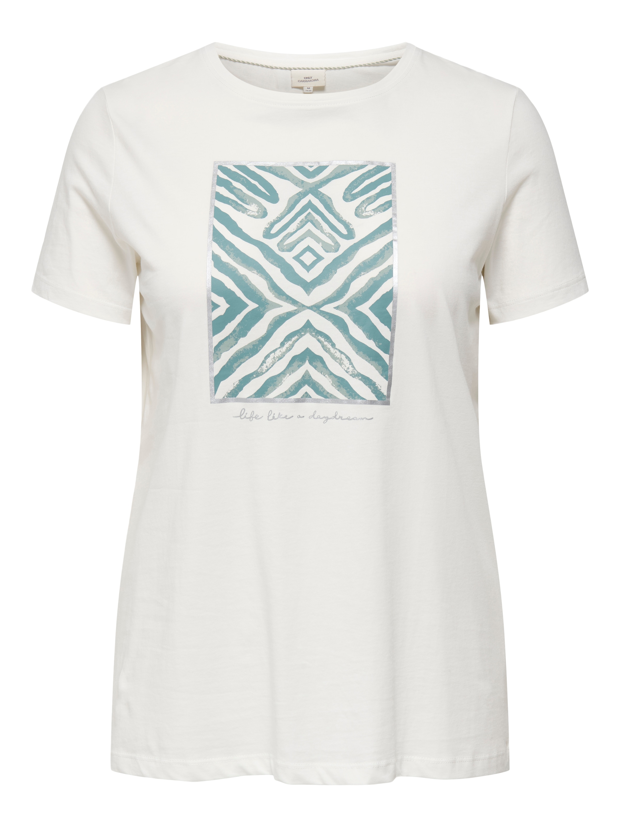 ONLY CARMAKOMA Kurzarmshirt »CARBOOSTERY LIFE SS REG TEE JRS BS«