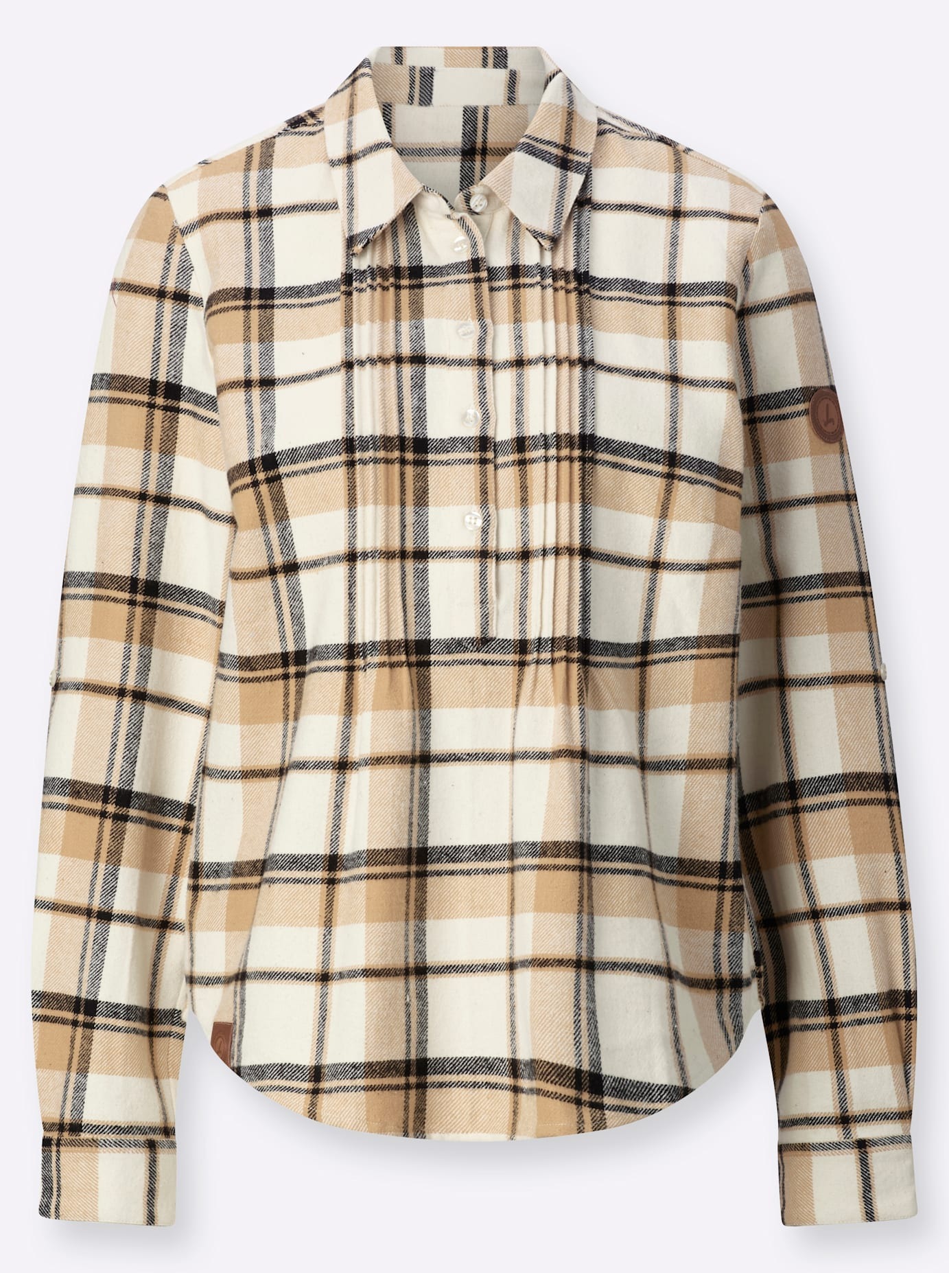 Thumbnail - Casual Looks Flanellbluse