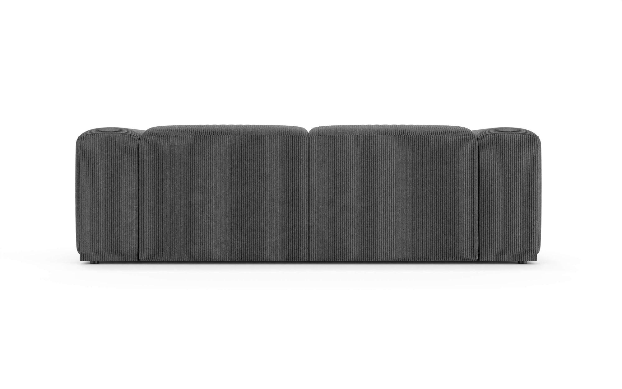 s.Oliver Big-Sofa »EMMERIK Designersofa, 3-Sitzer mit Wellenfederung, B/T/H: 242/98/73 cm«, hoher Sitzkomfort, gemütlich und modern, auch in Cord