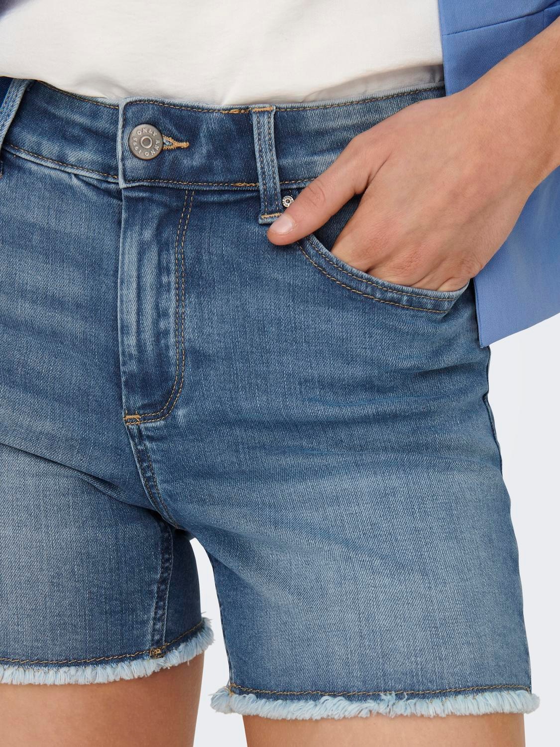 ONLY Shorts "ONLBLUSH MID SK DNM SHORTS NOOS" Baumwollmischung, regular fit günstig online kaufen