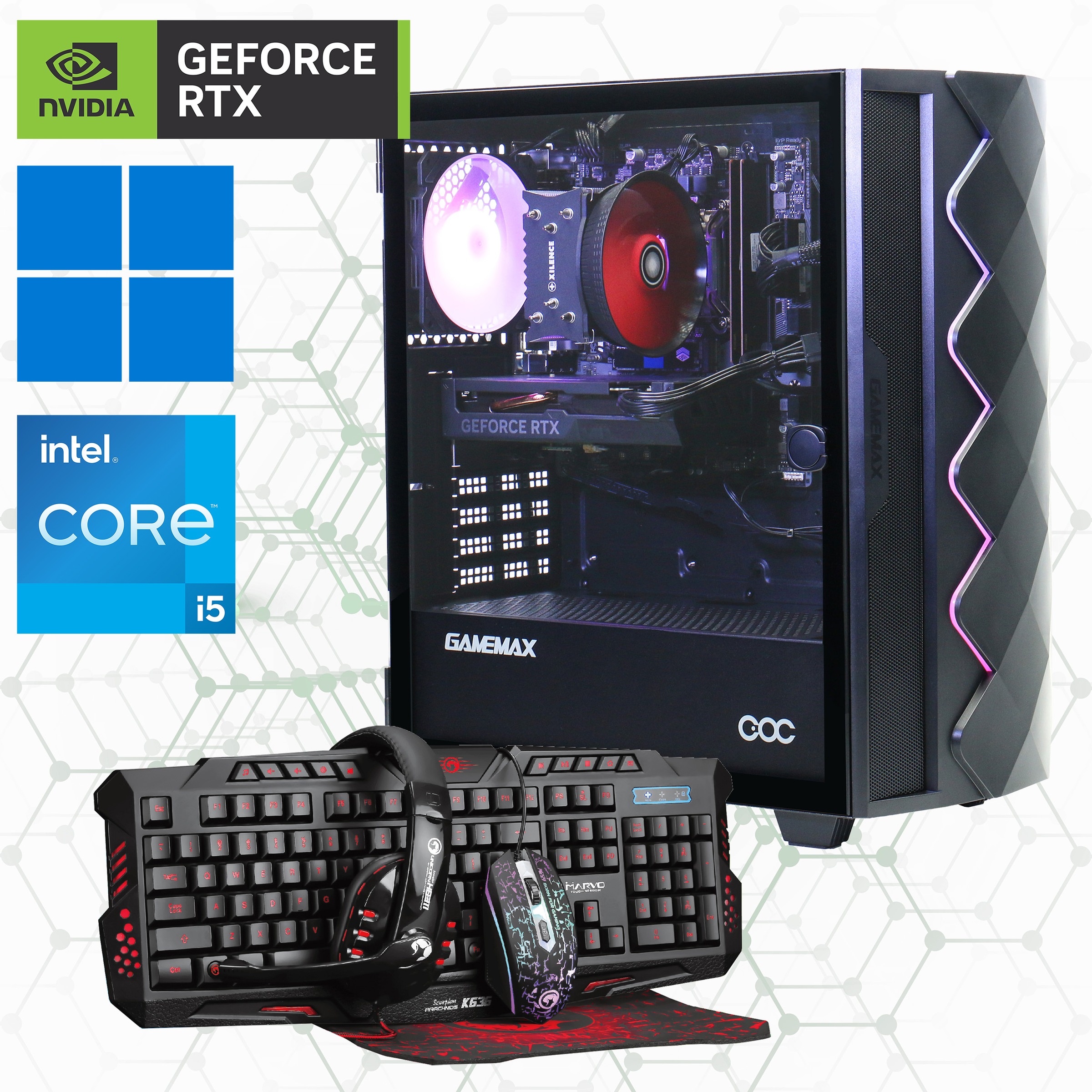 GAMEMAX Gaming-PC »Diamond BK 7341« DDR5 RAM W...