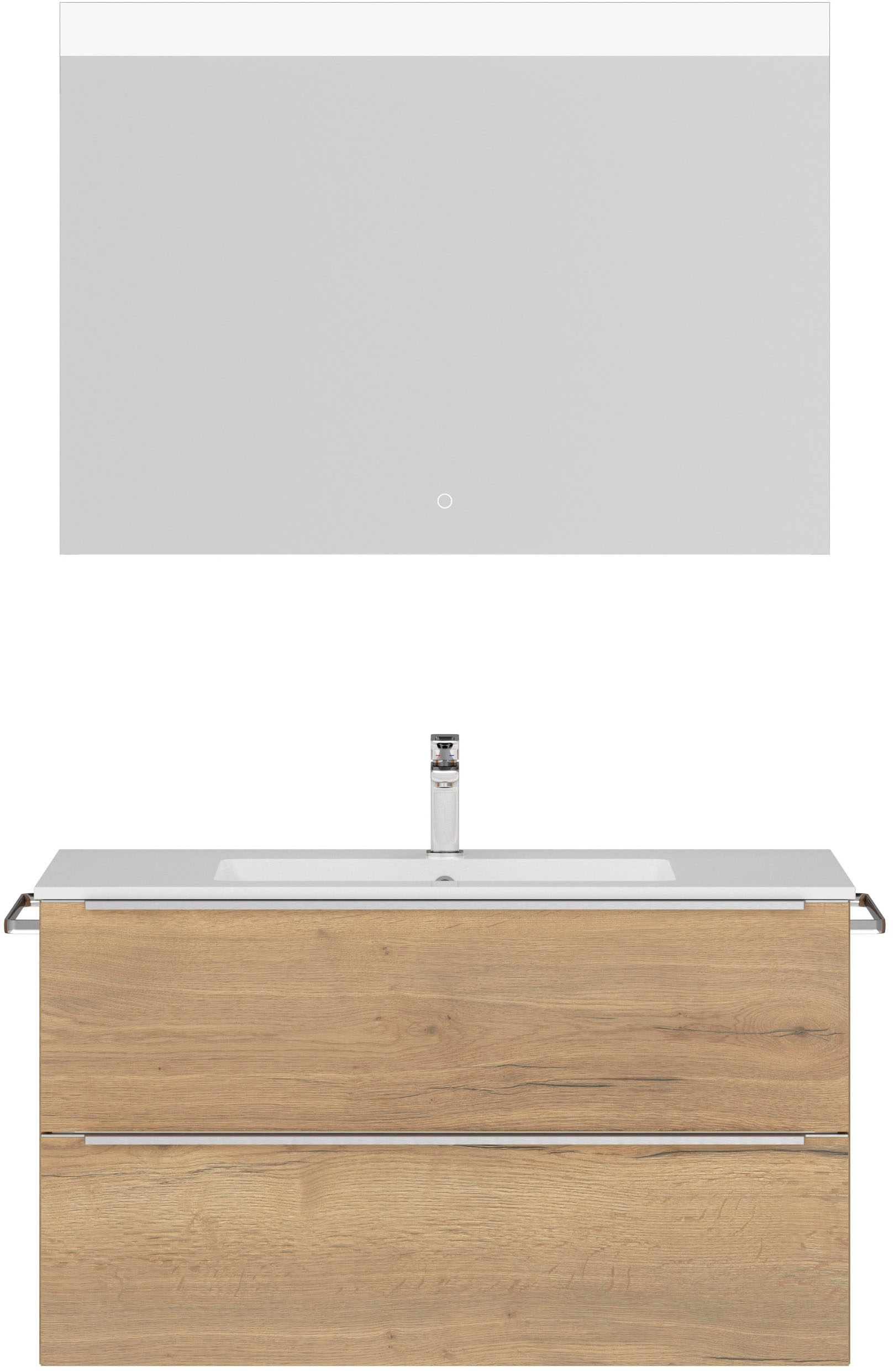 nobilia Badmöbel-Set "Levere" vormontiert, mit Soft-Close, 2 Stk. tlg. günstig online kaufen