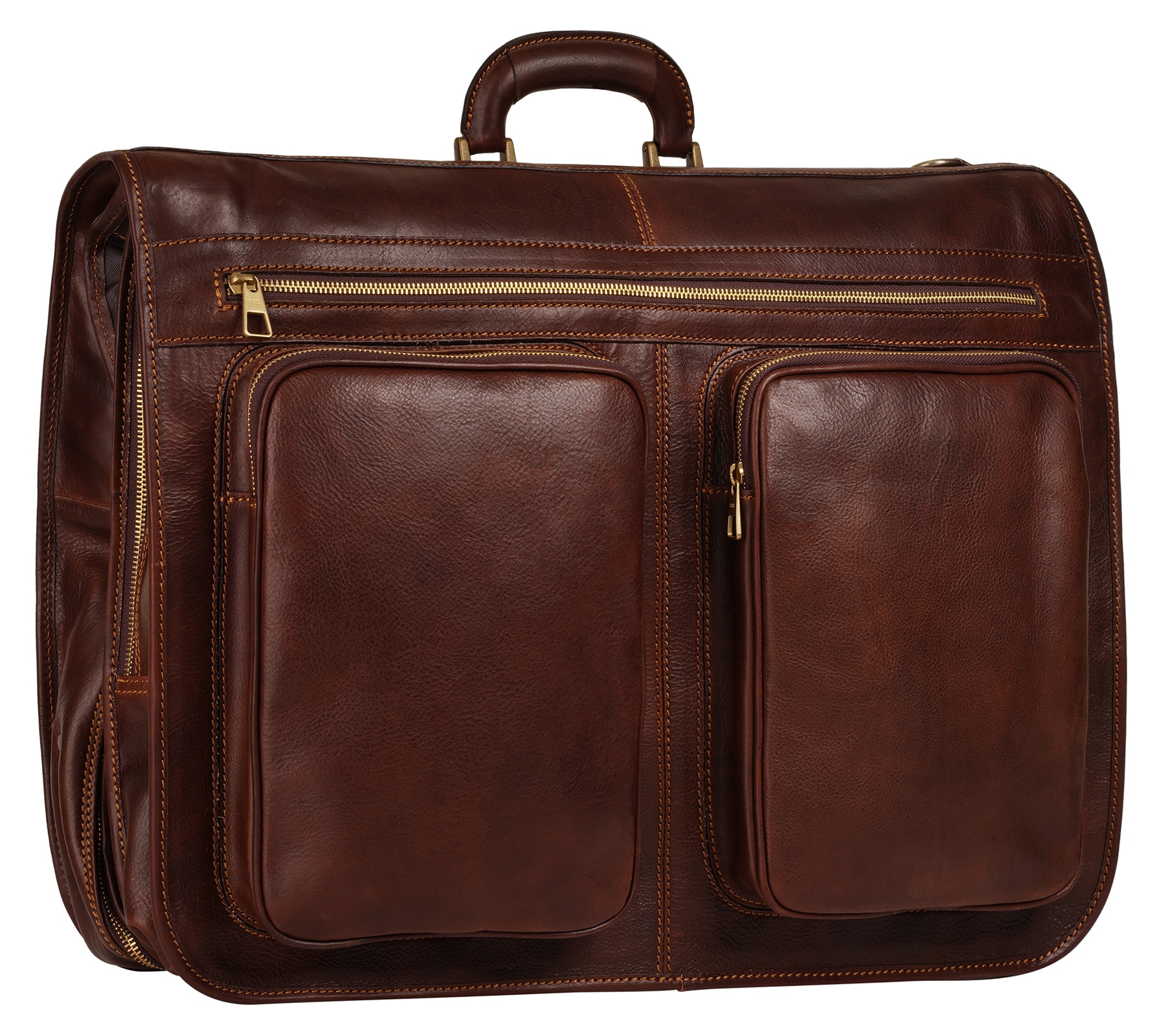 Piké Reisetasche, echt Leder, Made in Italy