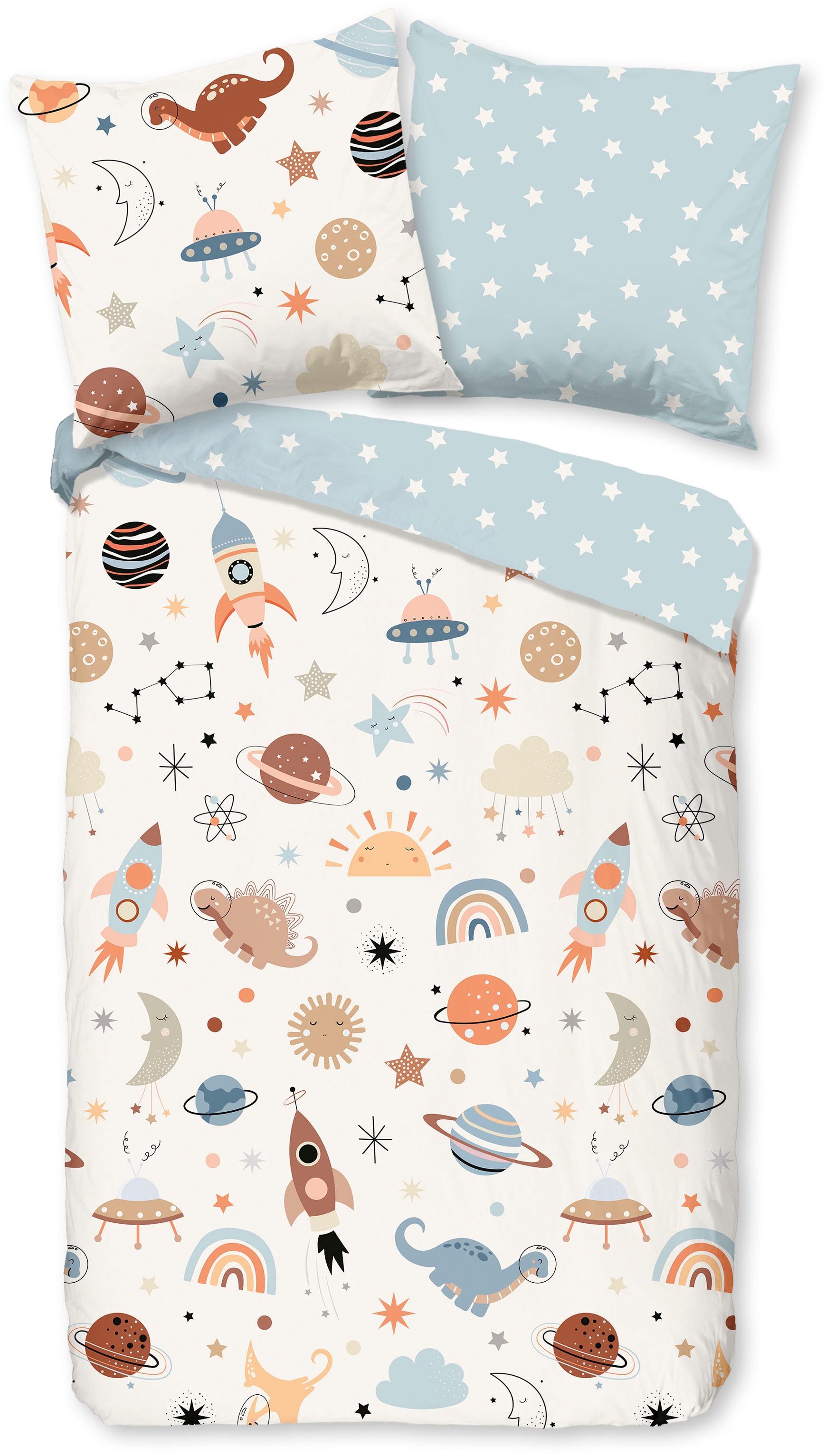 good morning Babybettwäsche "Eclips" 2 Stk. tlg. Baumwolle, Renforcé, 2 Tei günstig online kaufen
