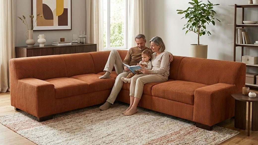 OTTO home "Faxxe 249 x 214 cm, auch mit Schlaffunktion" aus haustierfreundlichem Pet Friendly Cord, L-Form