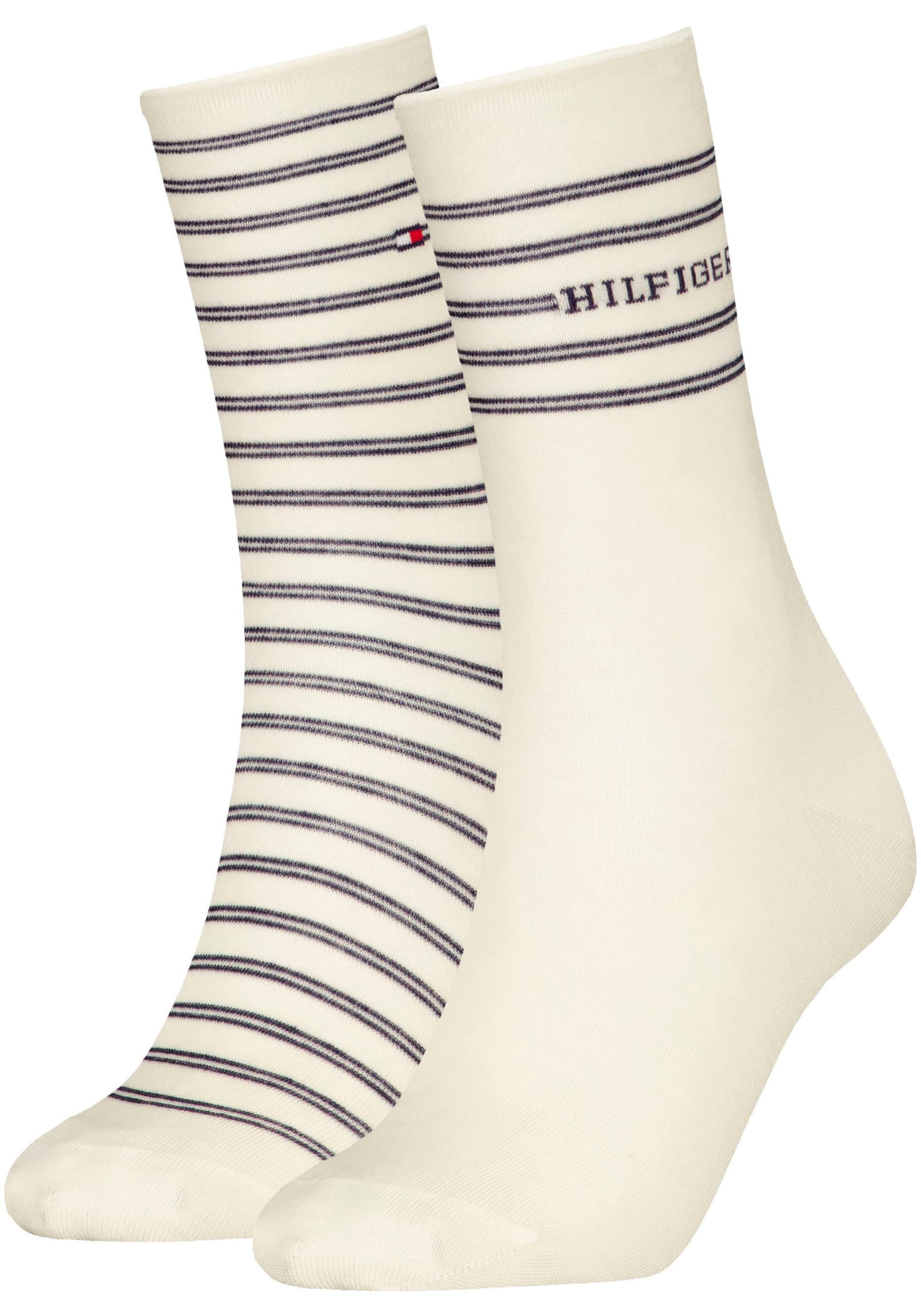 Tommy Hilfiger Socken, (2 Paar), mit Logoschriftzug günstig online kaufen