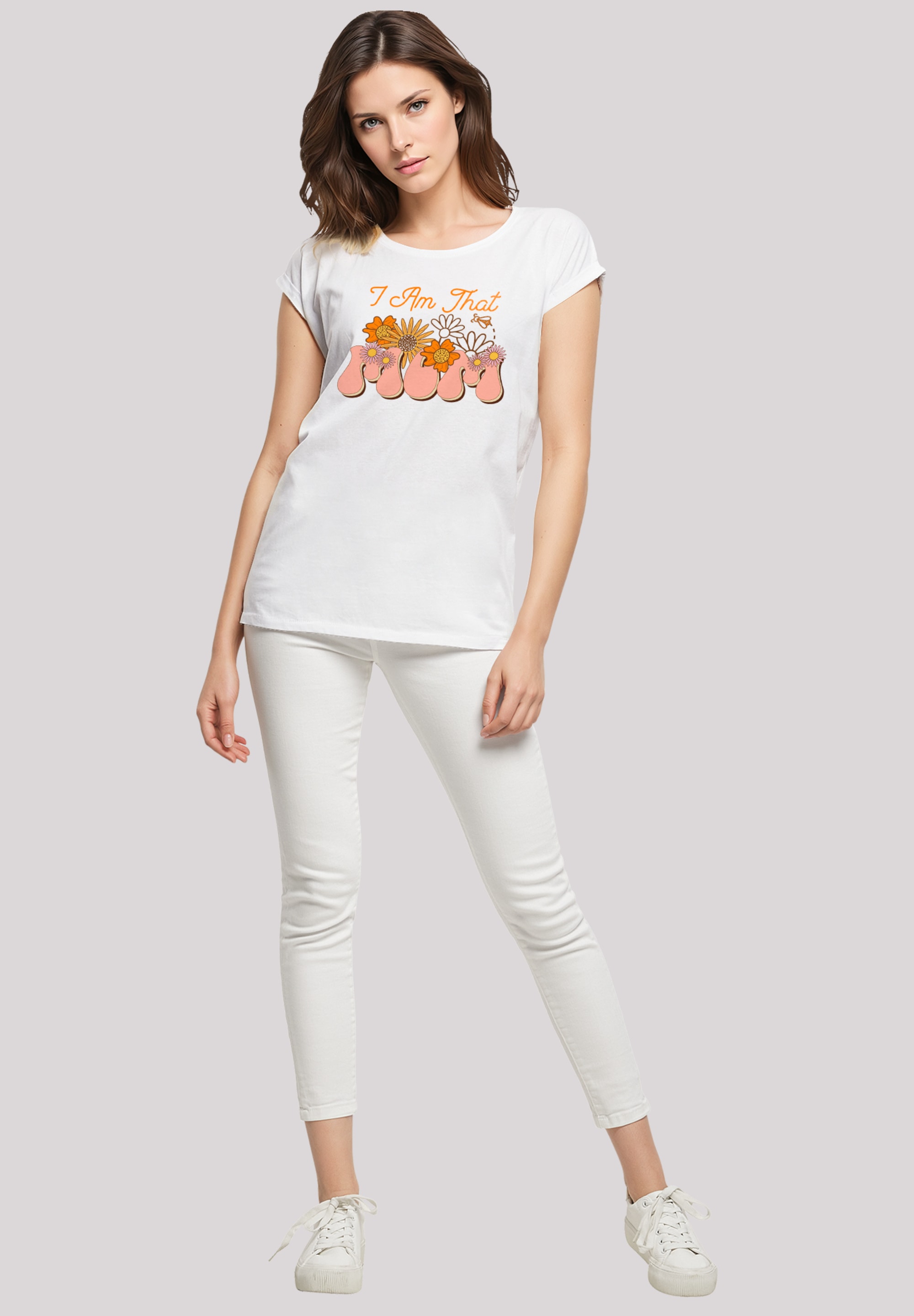 F4NT4STIC T-Shirt »Muttertag Blumen Mama«, Premium Qualität