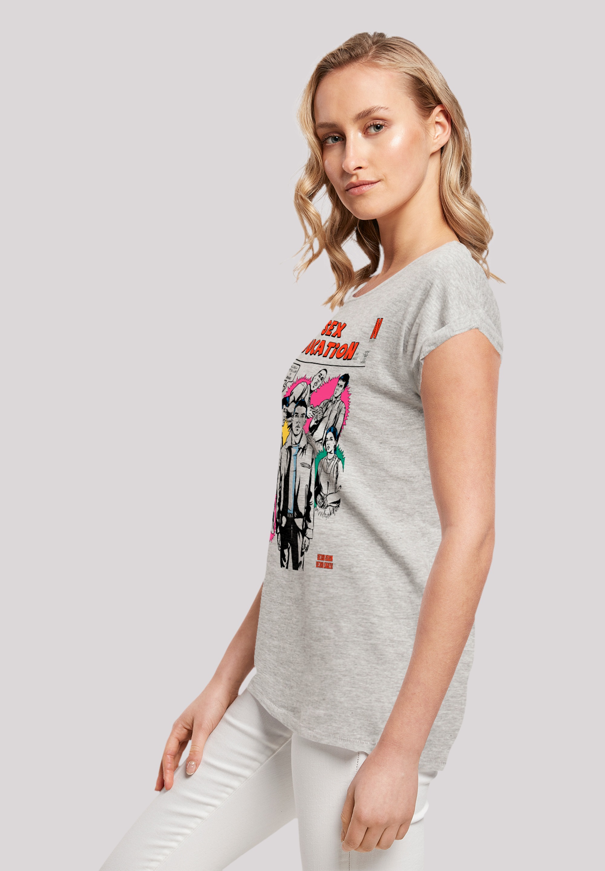 F4NT4STIC T-Shirt »Sex Education Magazine Cover«, Premium Qualität