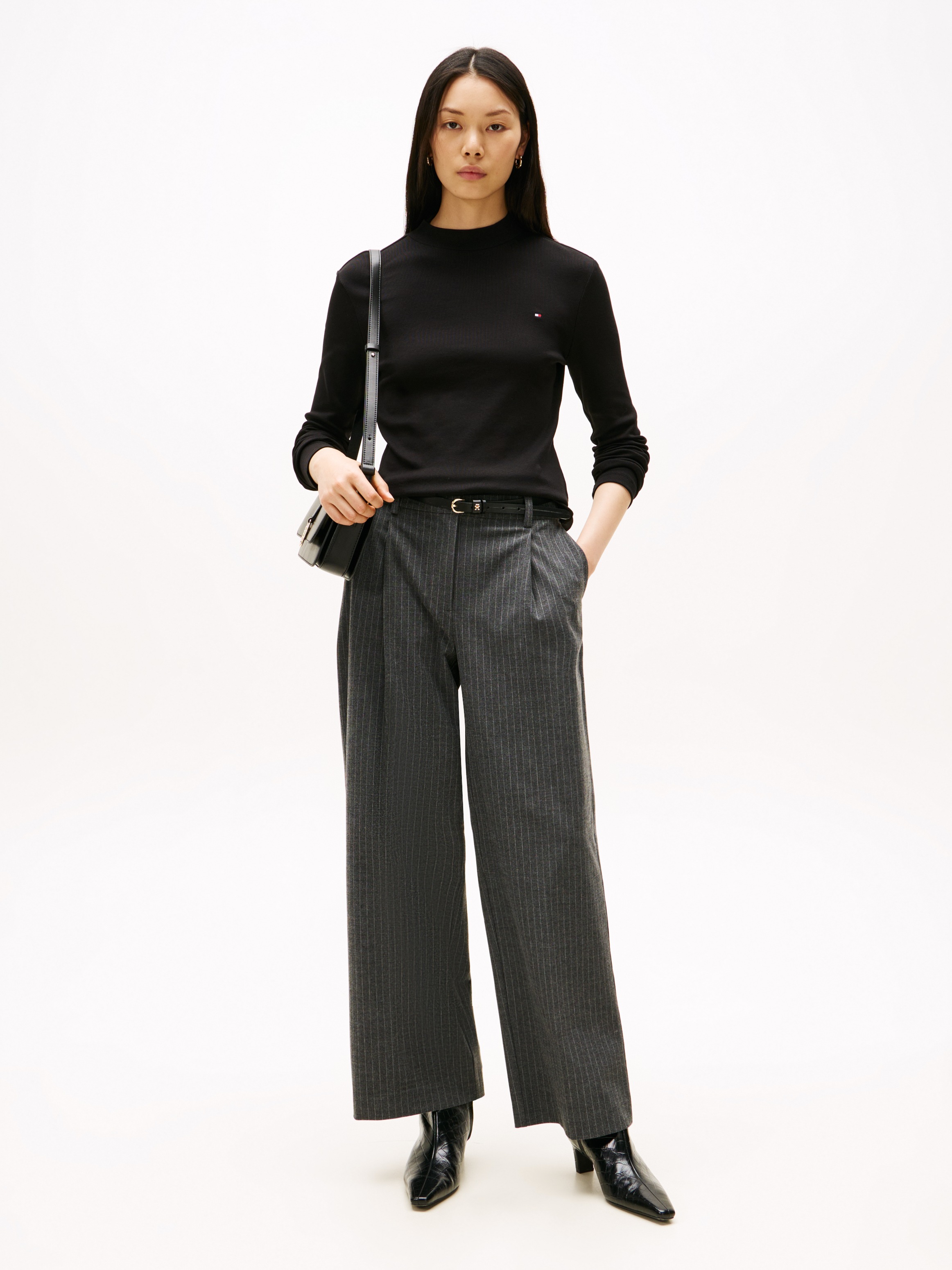 Thumbnail - Tommy Hilfiger Langarmshirt "SLIM CODY MOCK-NK LS"