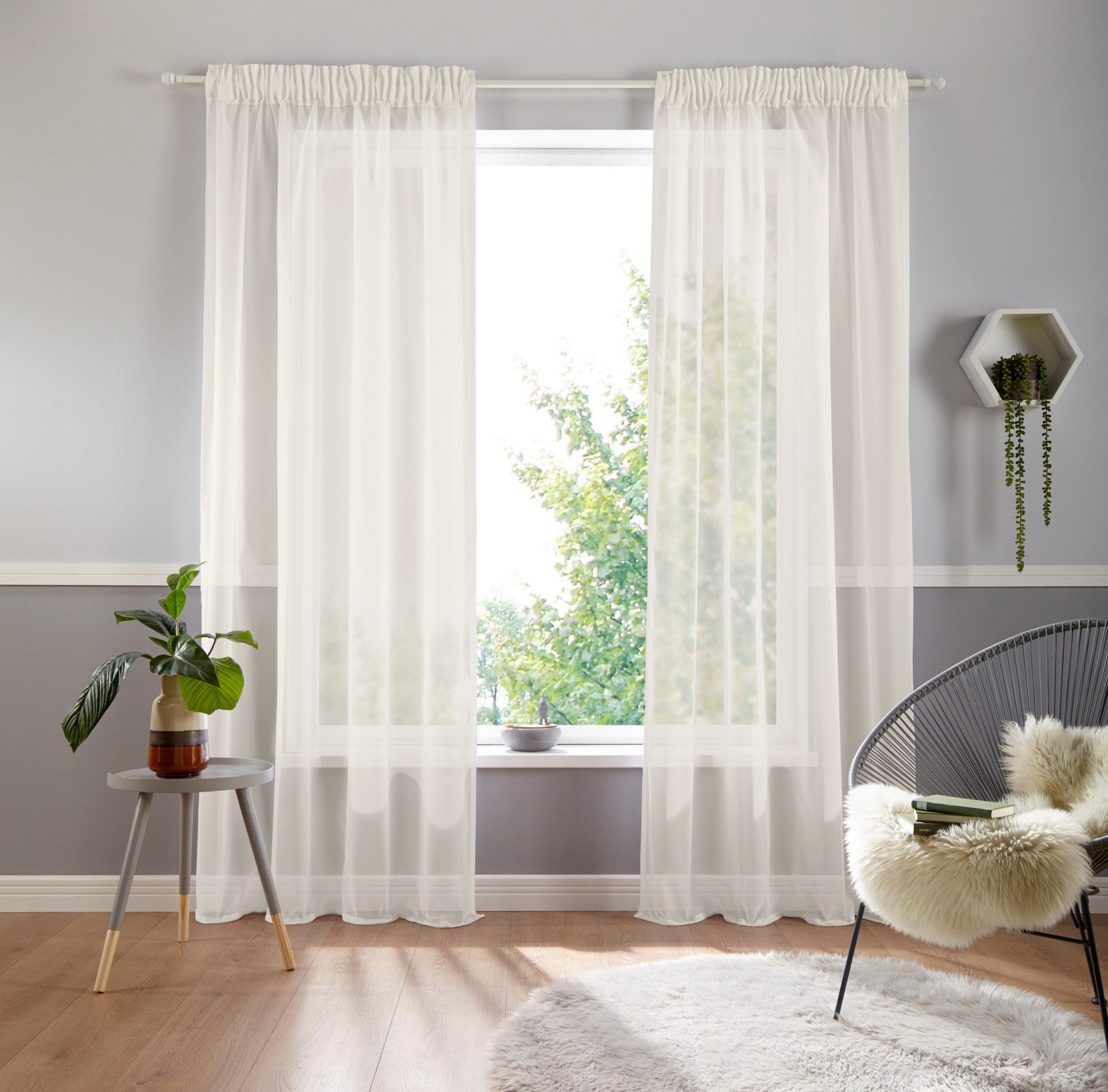 OTTO home Gardine "Ari" Multifunktionsband 1 Stk. tlg. Bestseller mit 4,5-Sterne-Bewertung