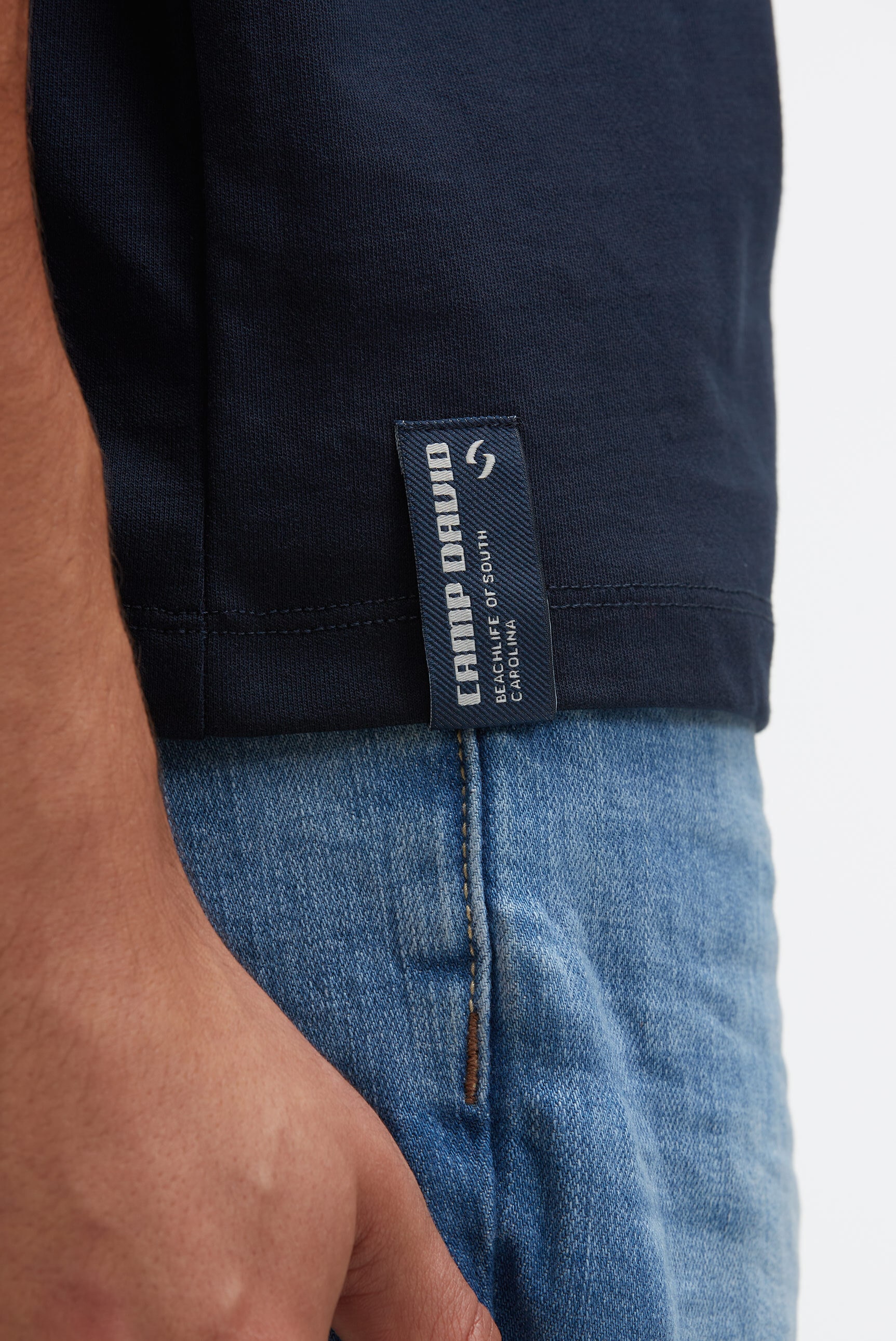 CAMP DAVID Rundhalsshirt aus Baumwolle