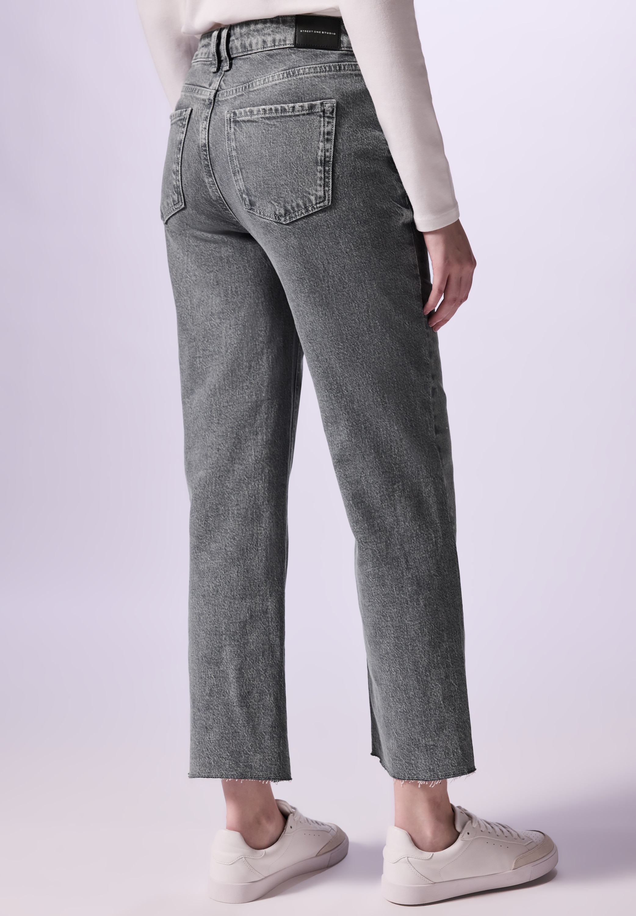 STREET ONE STUDIO Straight-Jeans, Middle Waist günstig online kaufen