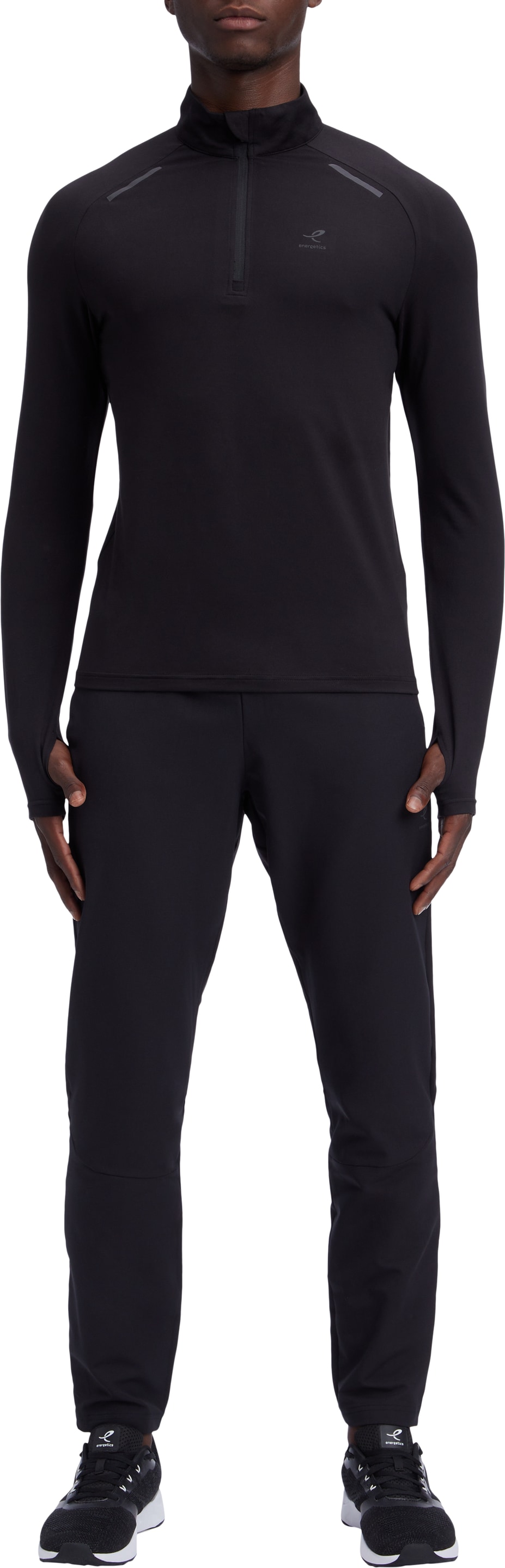 Energetics Laufshirt »HE.-LANGARMSHIRT CUSCO IV M« Rollkragen, Half Zip, für Sport-Outfits, mit DRY PLUS-Technologie
