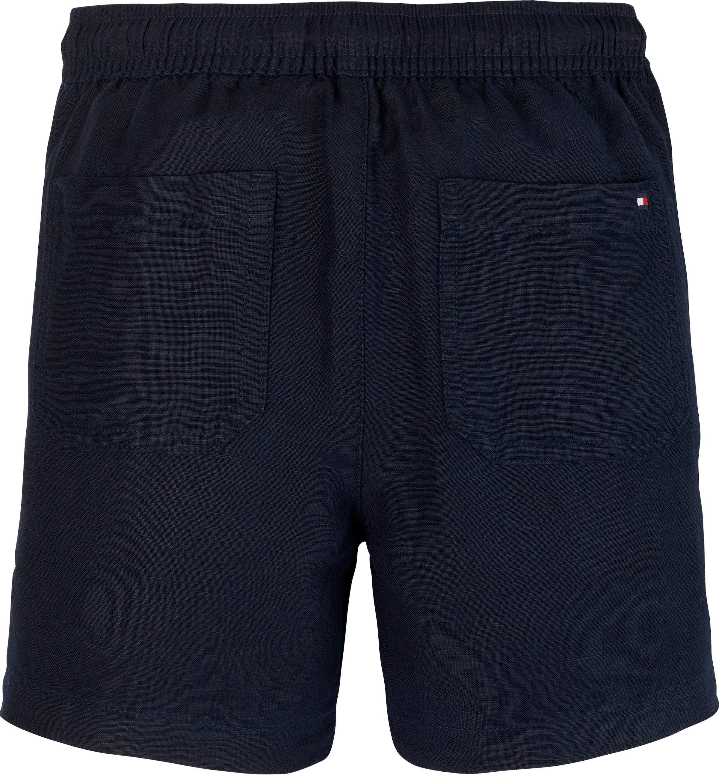 Tommy Hilfiger Shorts »LINEN VISCOSE SHORT«, mit Kordelzug, Logostickerei