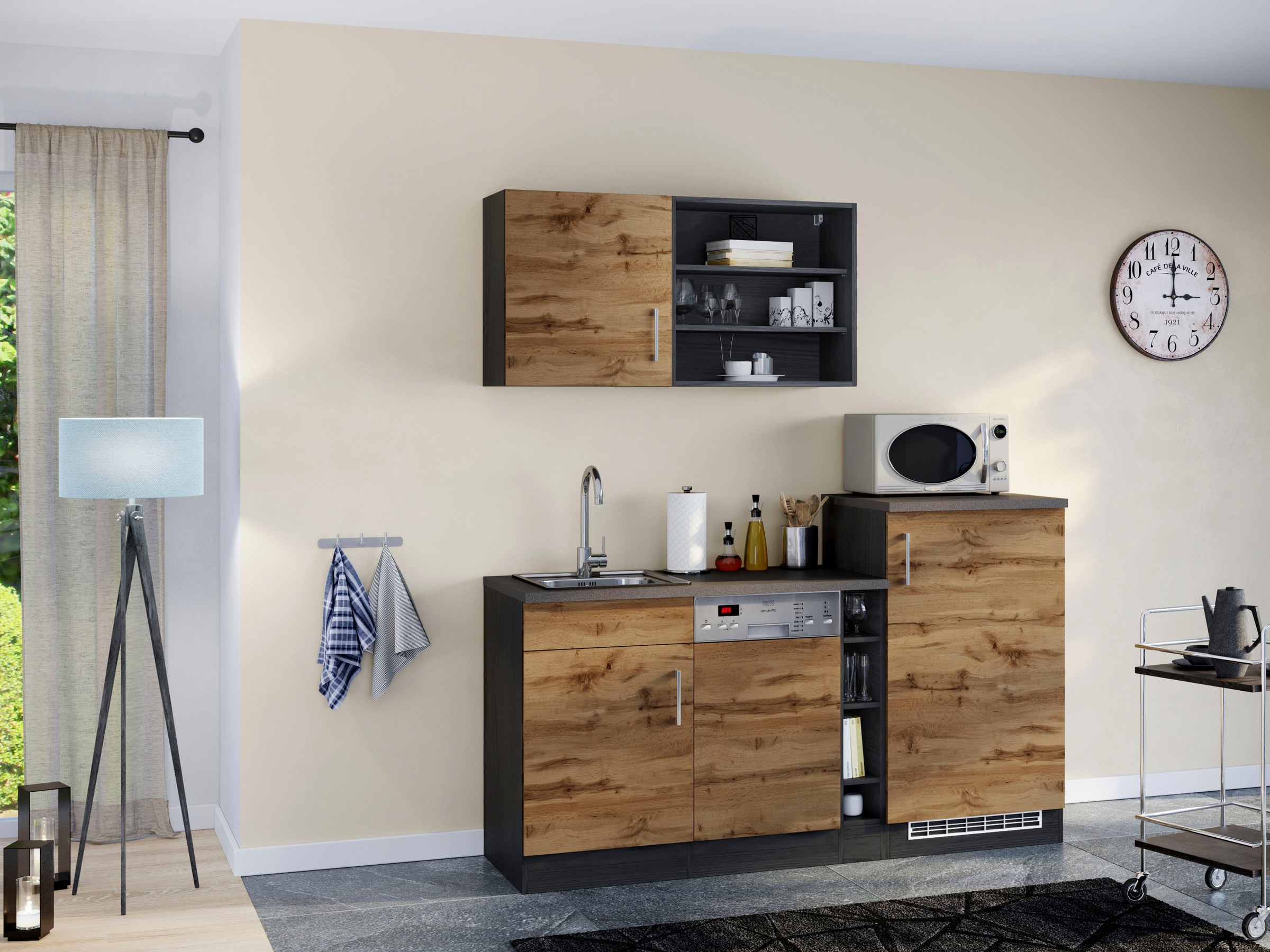 KOCHSTATION Küche "KS-Mali" Breite 170 cm, mit E-Geräten günstig online kaufen