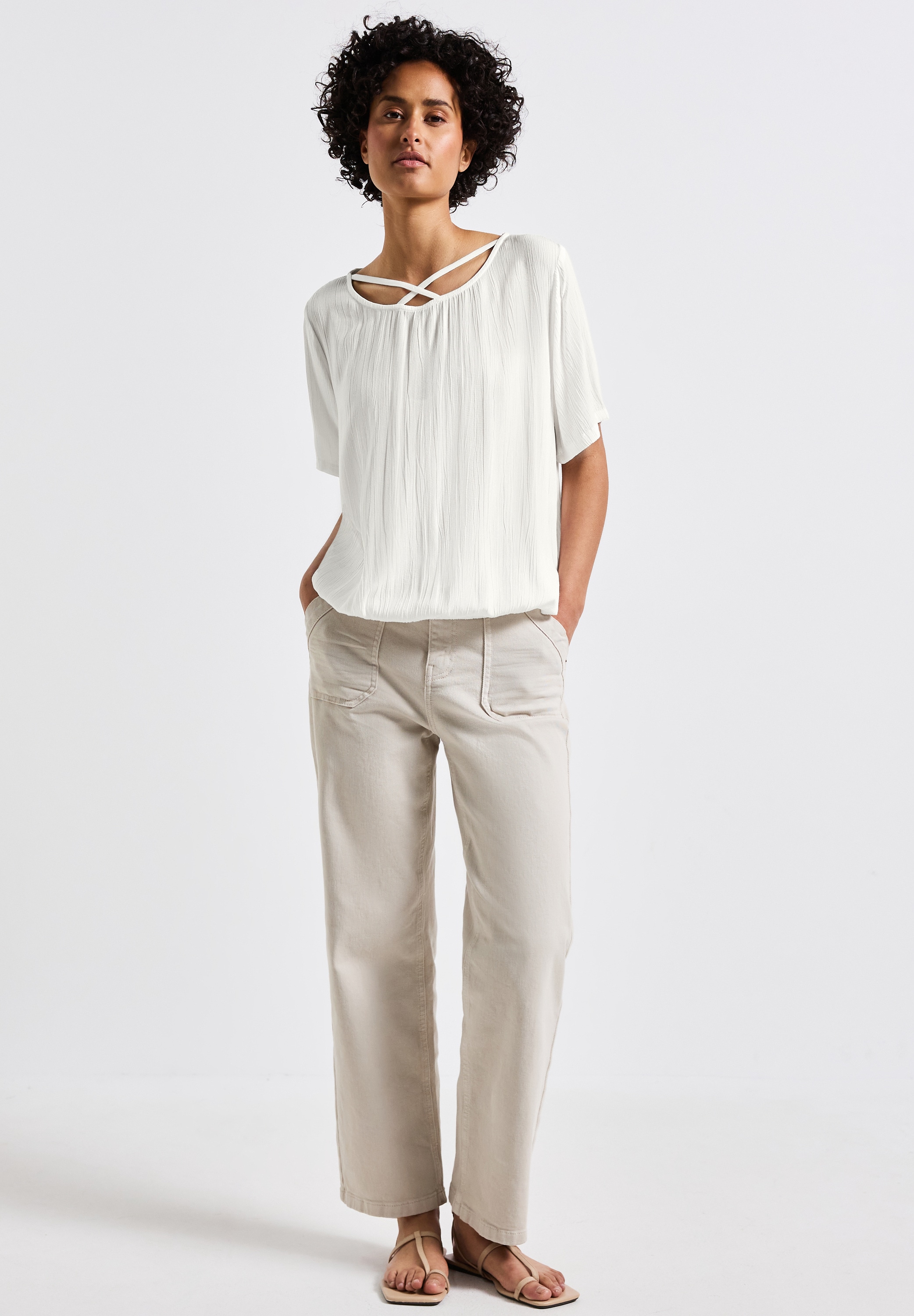 STREET ONE Shirtbluse, aus softer Viskose