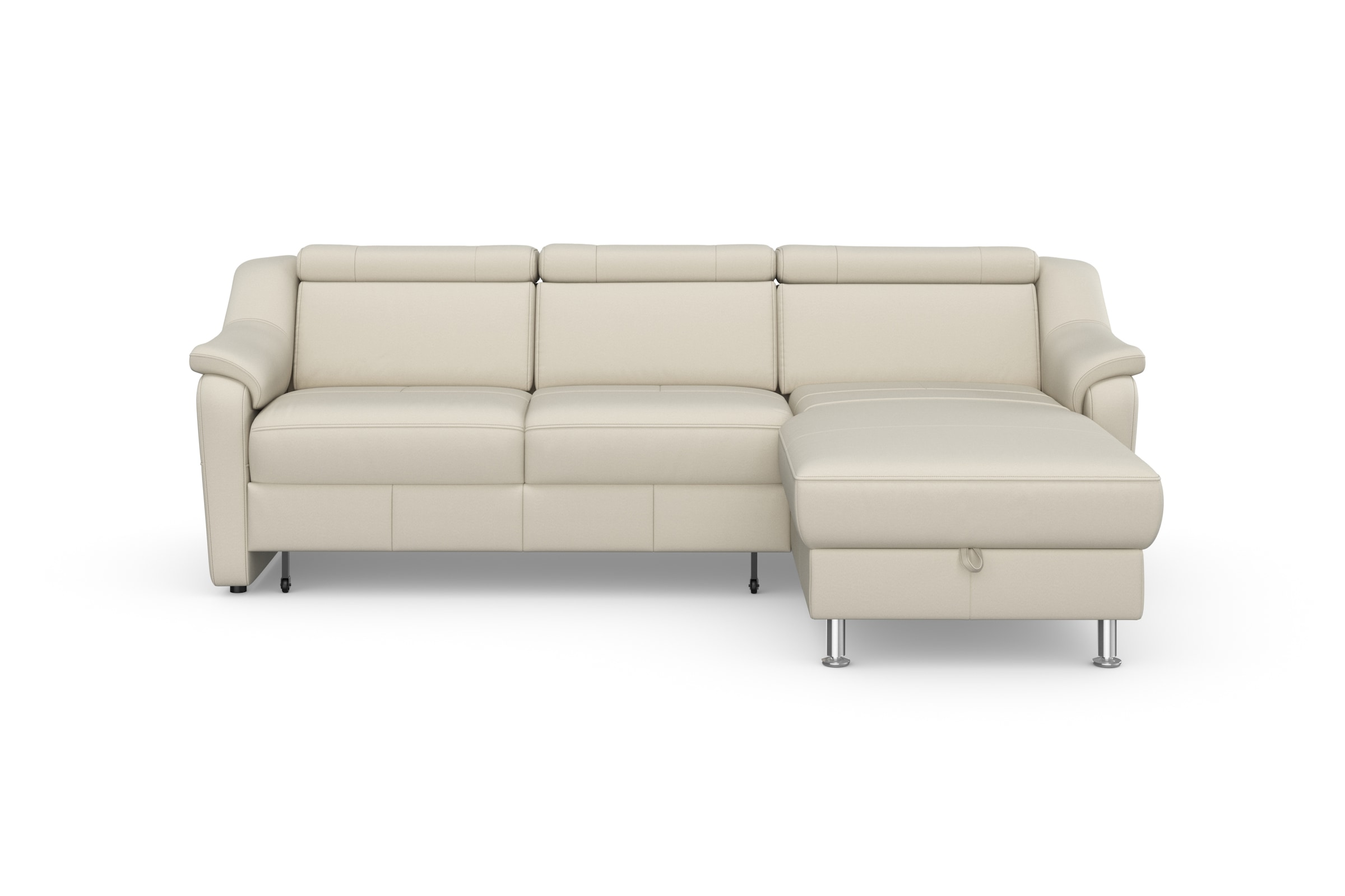 sit&more Ecksofa "Freetown L-Form" inklusive Kopfteilverstellung und komfortablem Federkern
