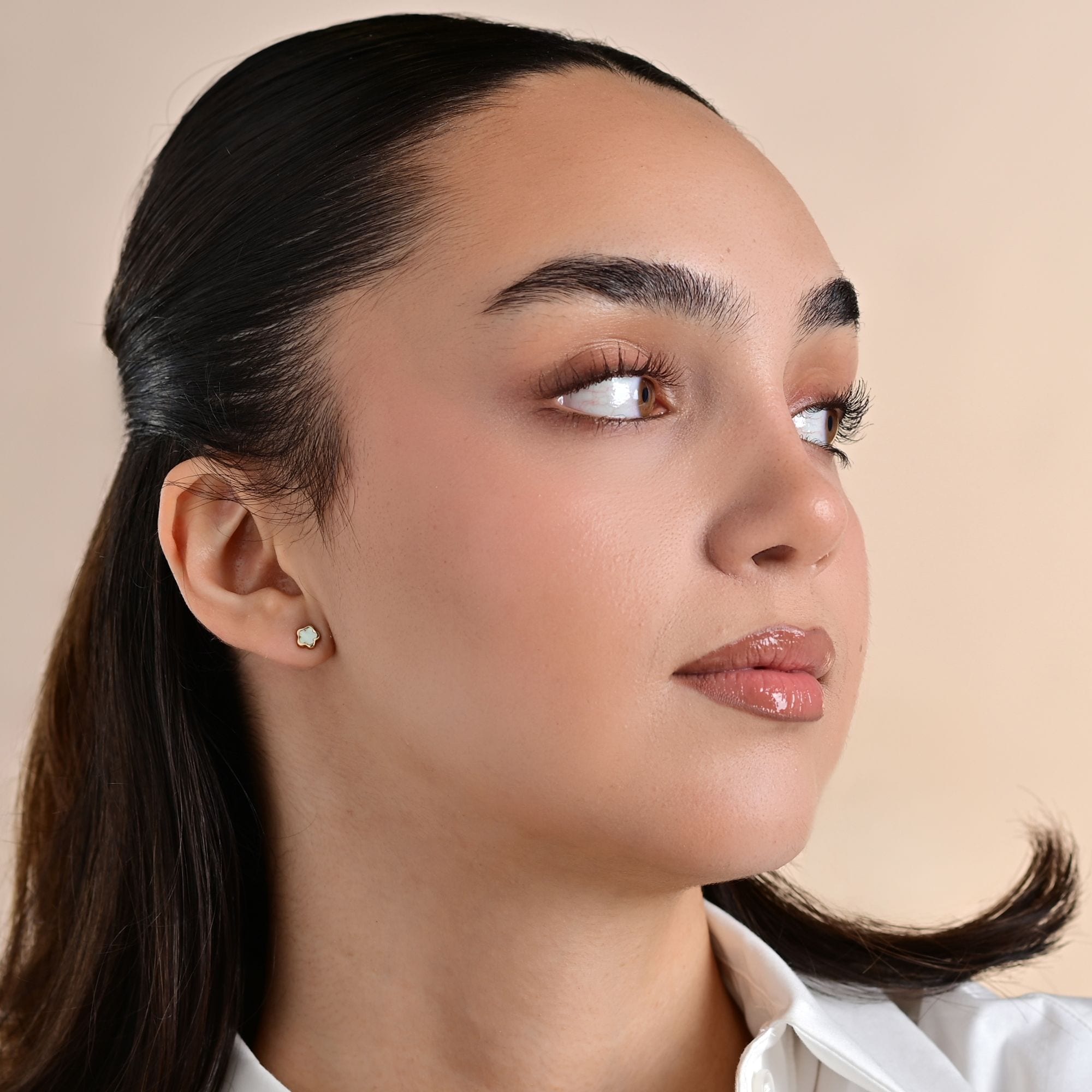 Adelia´s Paar Ohrhänger »Mädchen Ohrringe – Ohrstecker aus 333 Gold mit Perlmutt« Ein Geschenk, das Freude macht