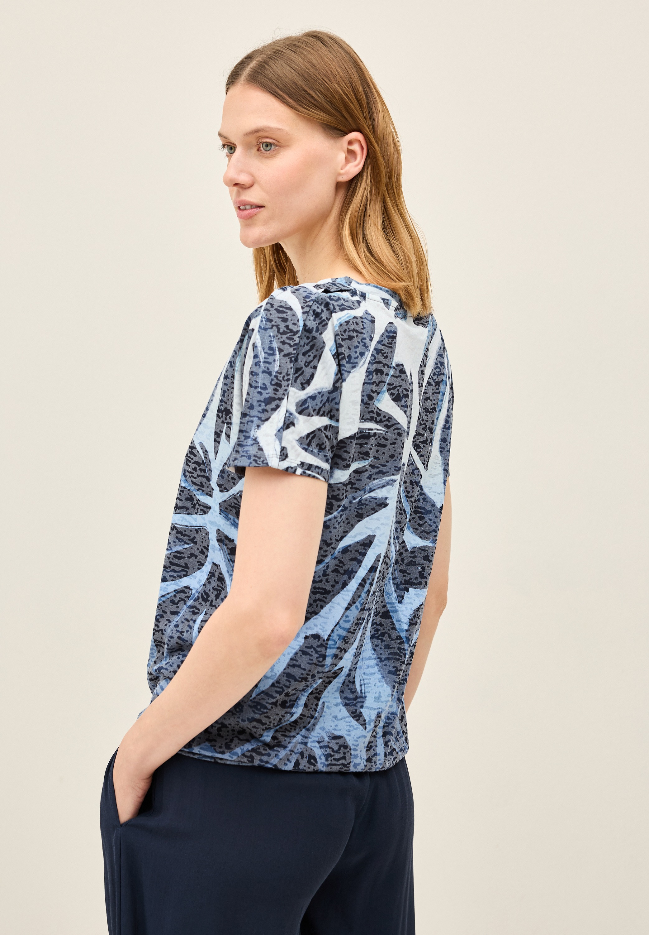 Cecil Print-Shirt, aus elastischem Materialmix günstig online kaufen