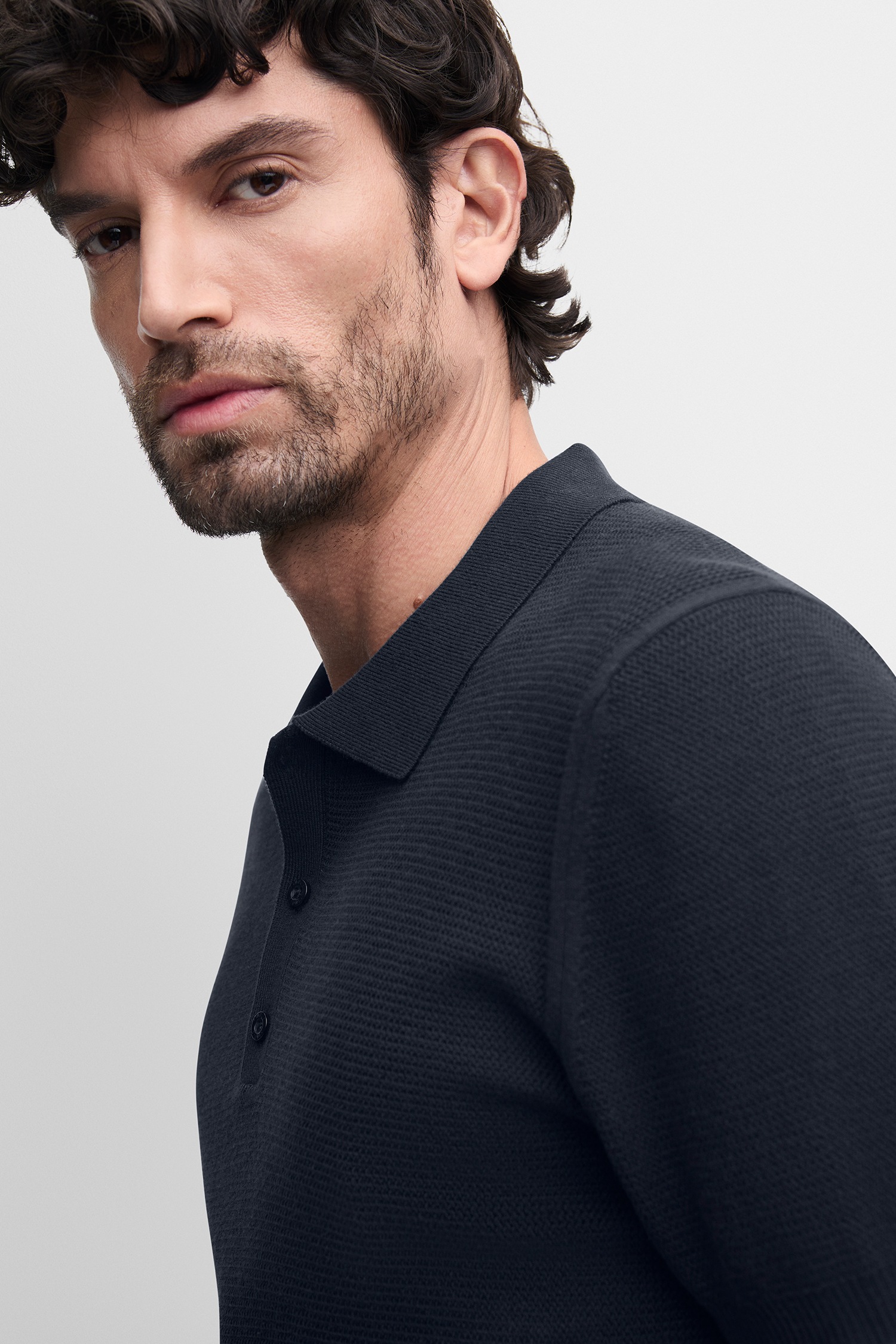 Cinque Kurzarmpullover "CIFLAV" mit Polokragen und Knopfleiste, Regular Fit günstig online kaufen