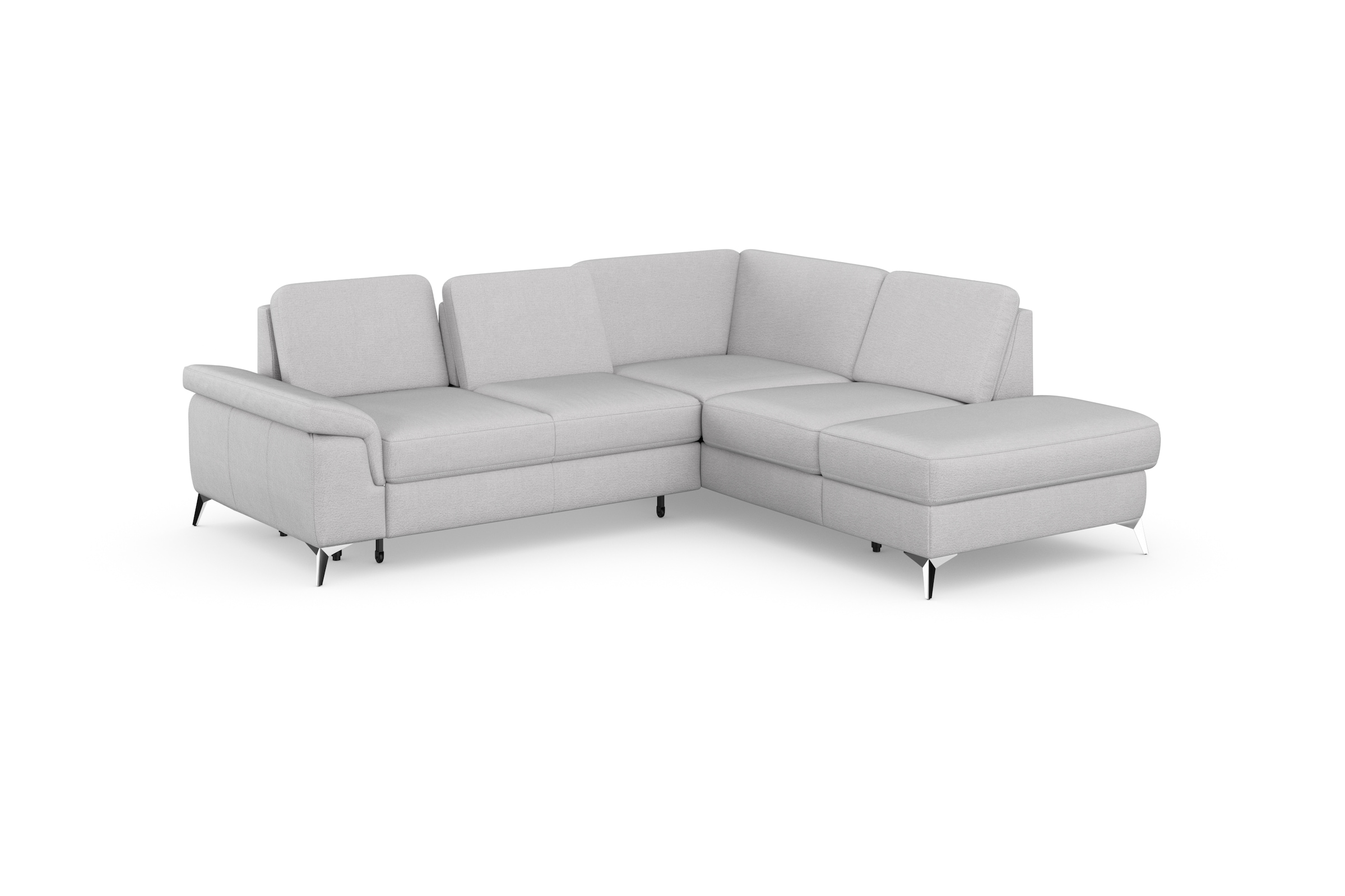 sit&more Ecksofa »Padua L-Form«, inklusive Sitztiefenverstellung, Armteilfunktion und Federkern