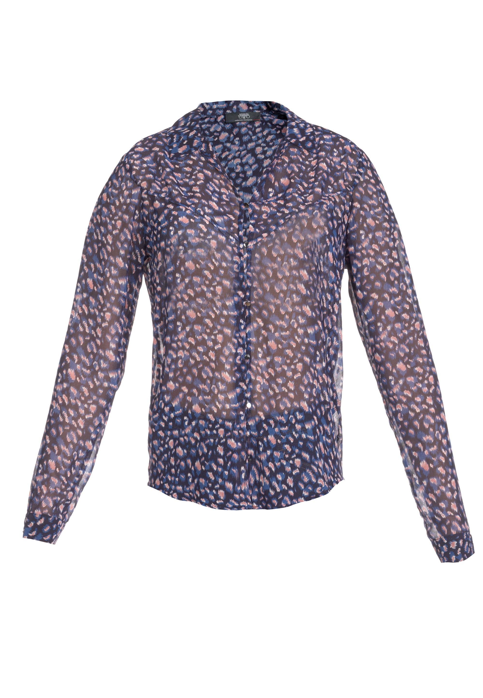 Le Temps Des Cerises Klassische Bluse »LUZ«, mit tollem Animal-Print
