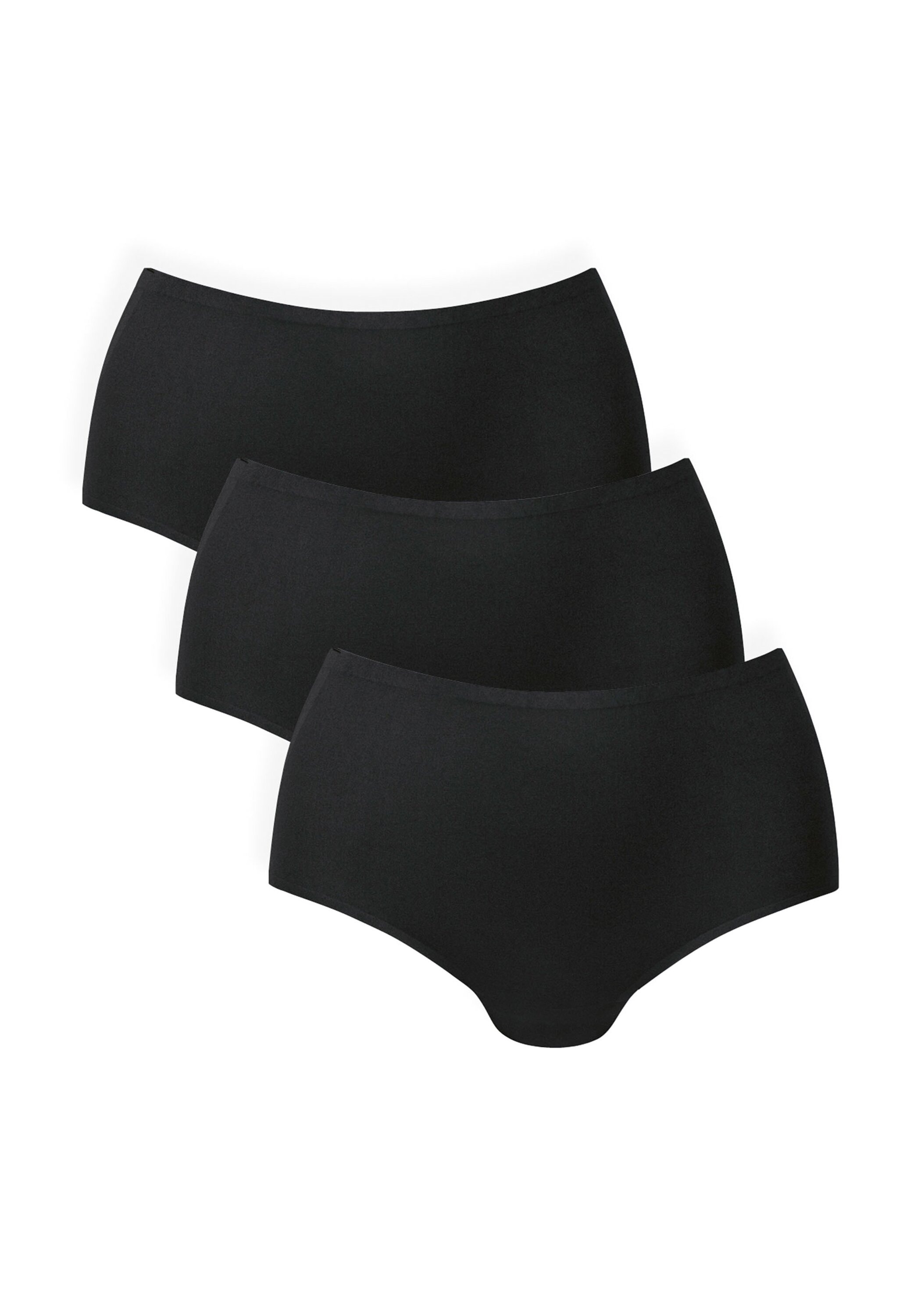 ANITA Damen Panty "Panty Essentials High Waist Briefs 3P 3er Pack", Gr. LXL, schwarz, Obermaterial: 80% Polyamid PA. 20% Elasthan EL., Unterhosen