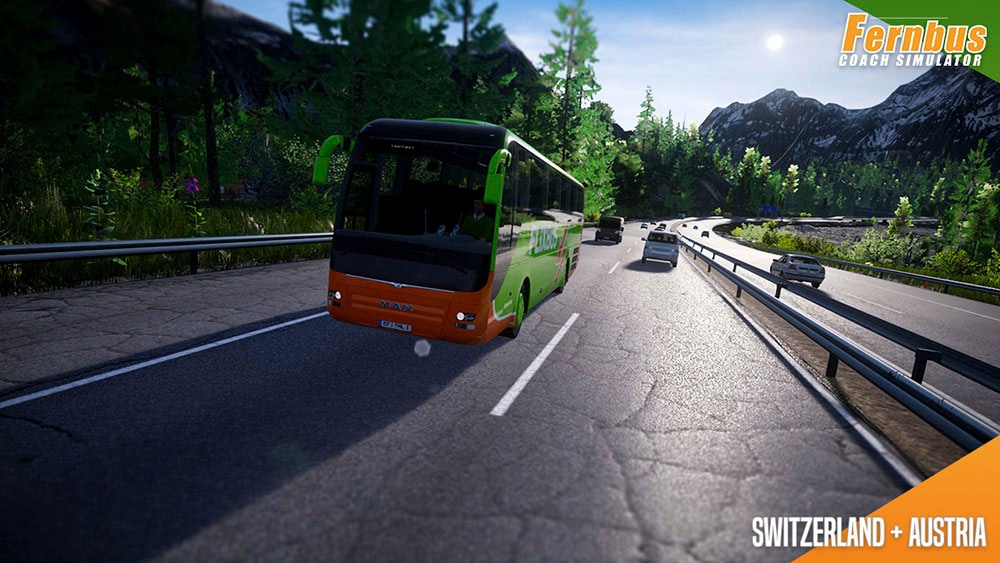 aerosoft Spielesoftware »Der Fernbus Simulator- AddOn Szenerie Österreich/Schweiz - PC«, PC