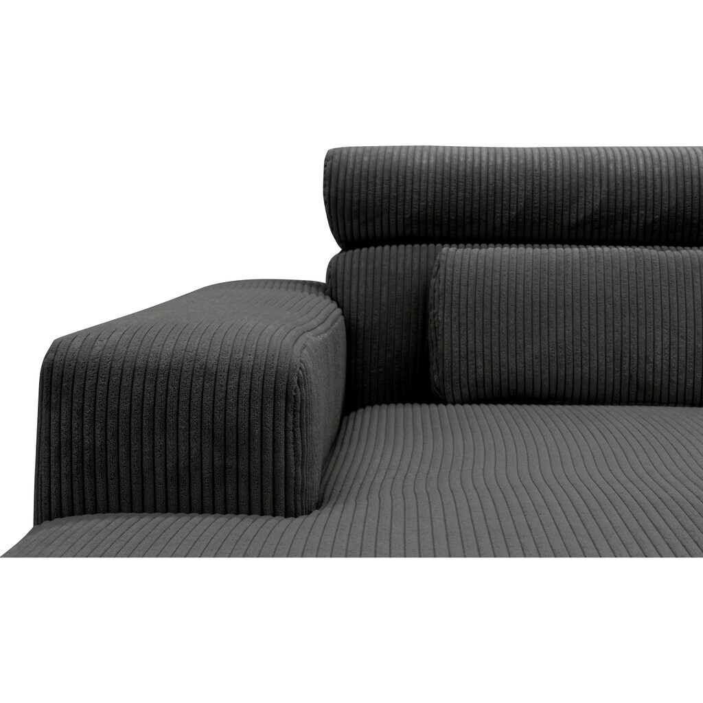 DOMO collection Ecksofa »Brandon große Ausführung B/T/H: 289/177/80 cm, auch in Leder und Cord«