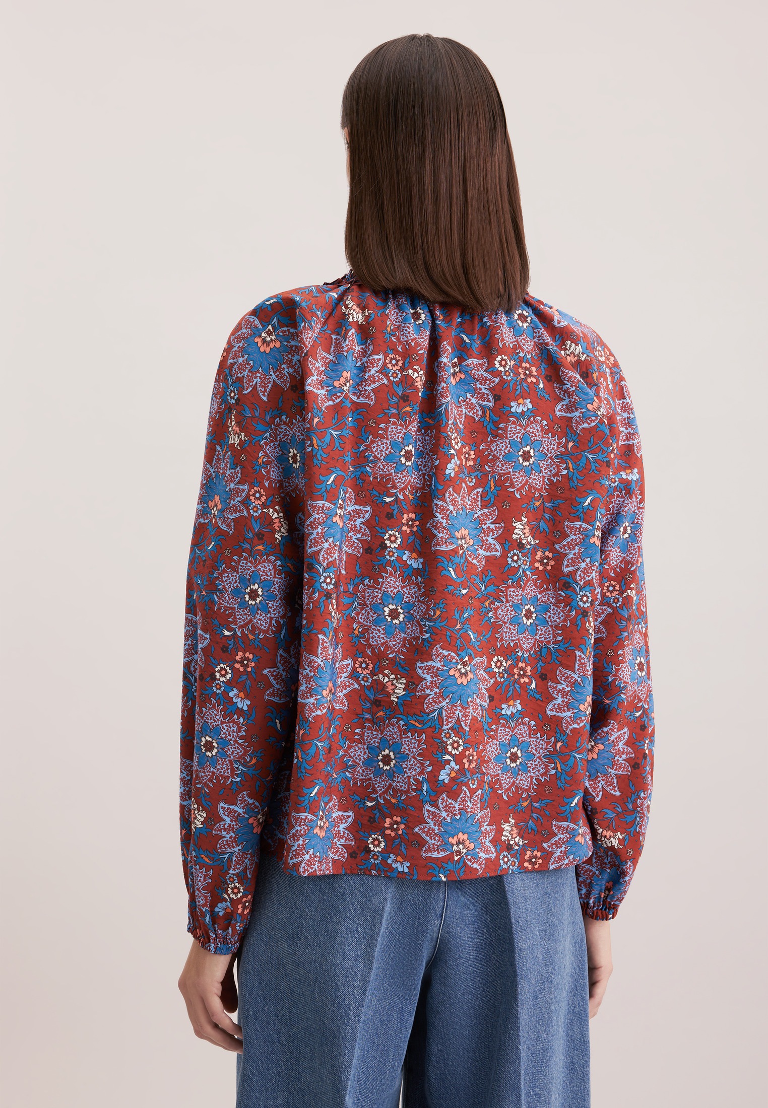 seidensticker Klassische Bluse "Schwarze Rose", Tunika Druck günstig online kaufen