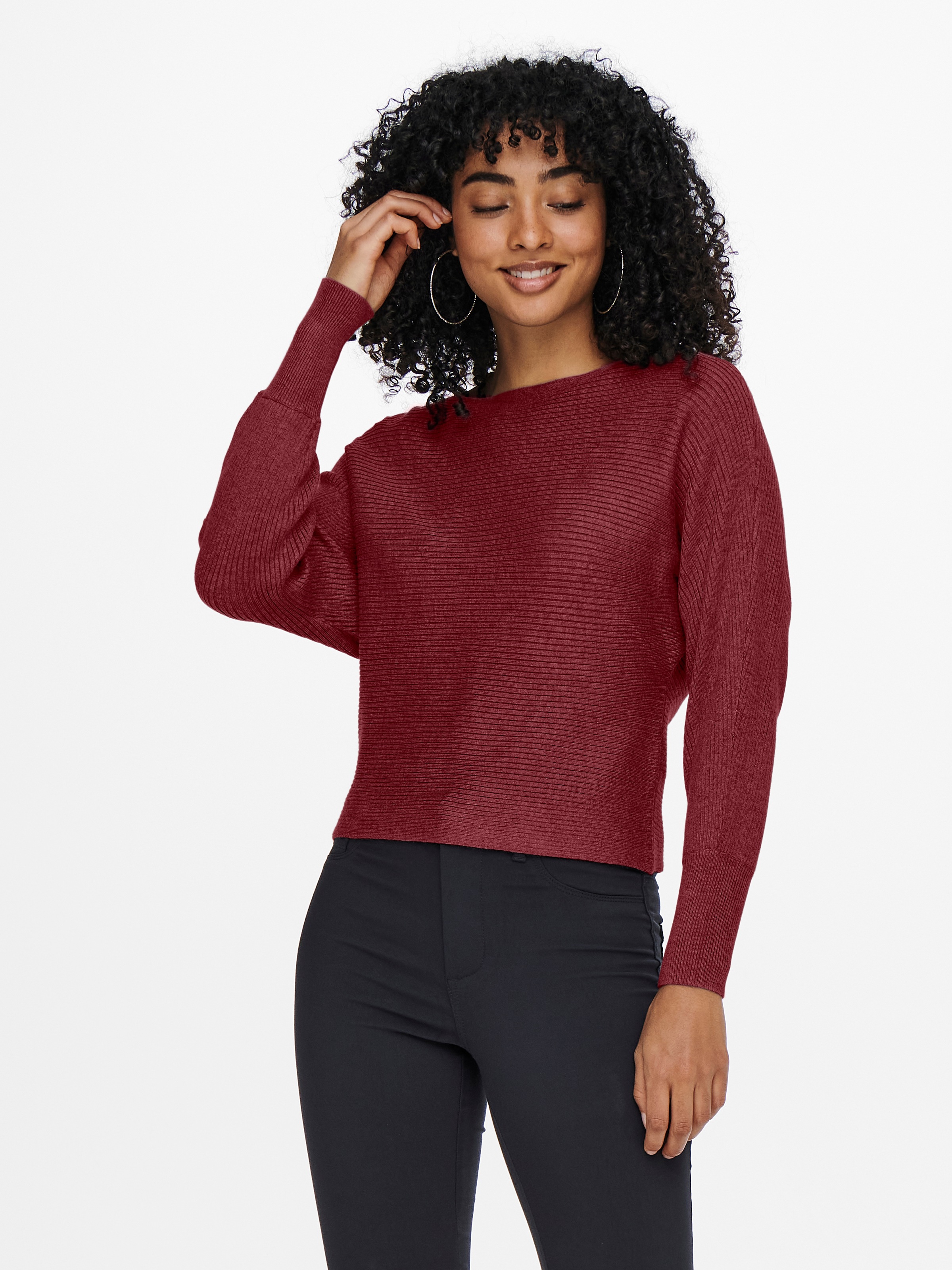 ONLY Strickpullover "ONLADALINE L/S SHORT PULLO KNT NOOS" günstig online kaufen