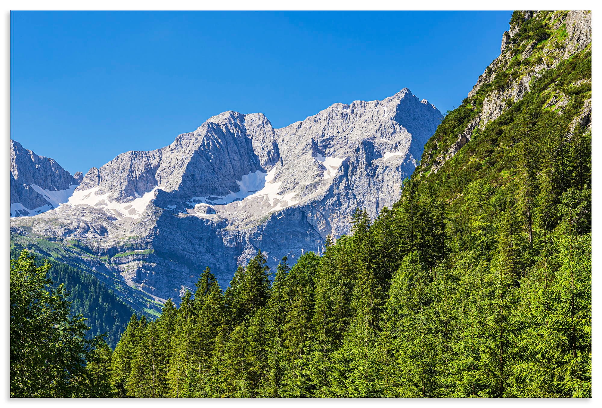 Artland Wandbild "Landschaft im Rißtal in Österreich" 1 Stk. tlg. als Alubild, Leinwandbild, Poster, Wandaufkleber in verschied. Größen