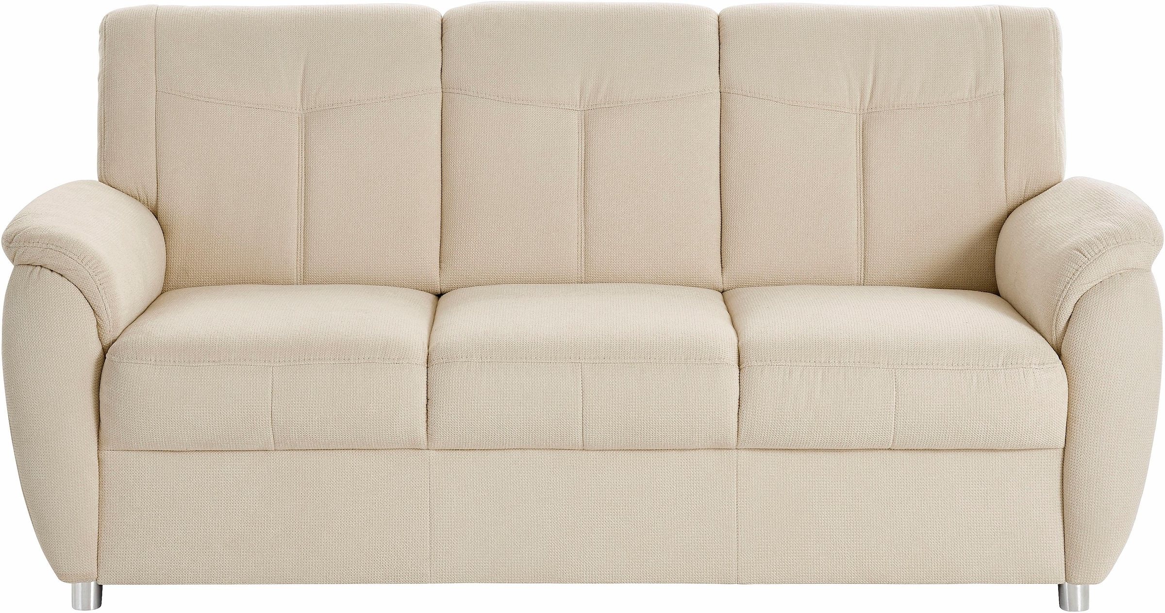 sit&more 3-Sitzer "Sonoma, B: 189 cm, Federkern, Komfortsitzhöhe 45 cm" Couch frei stellbar, 3-Sitzer Sofa, Stoffvarianten