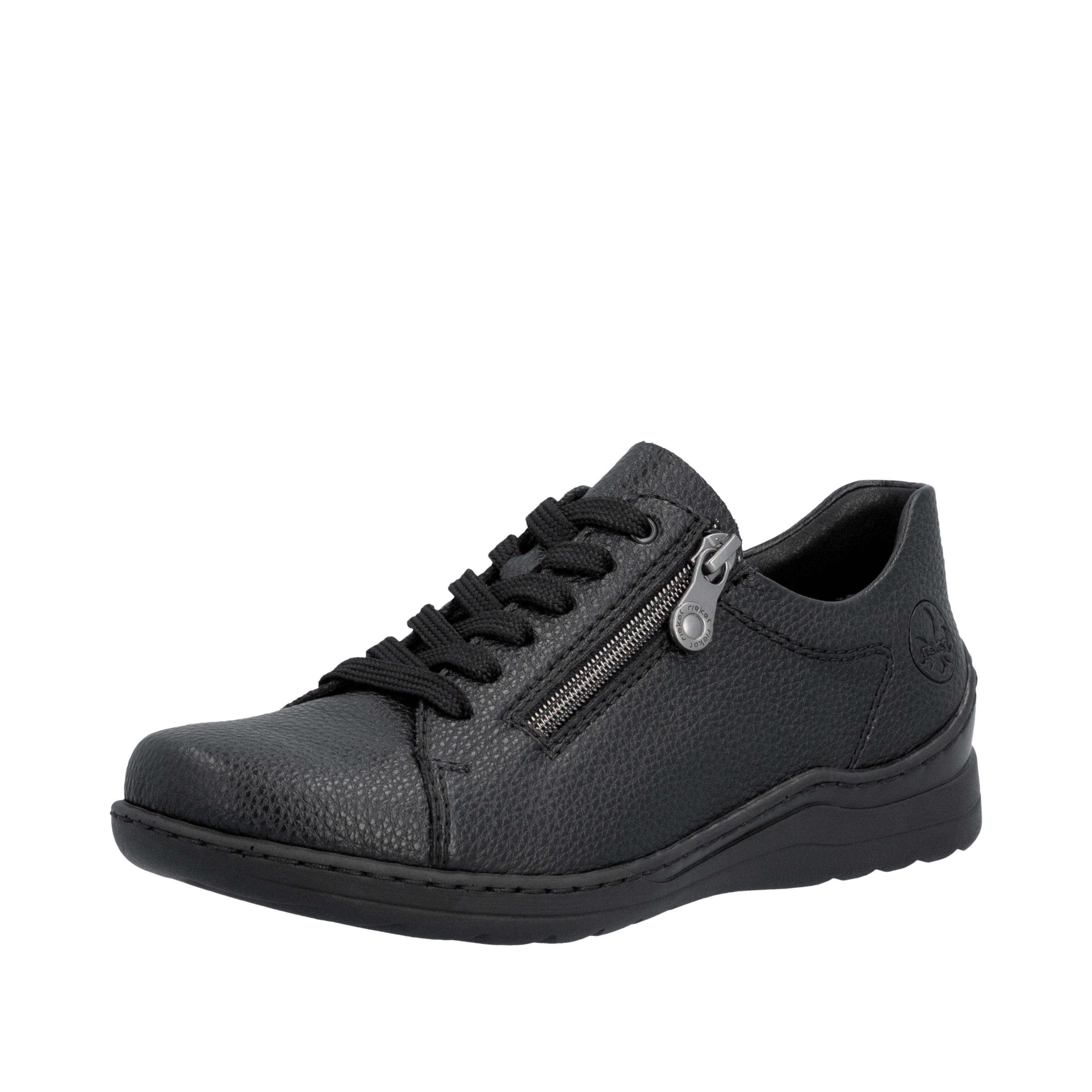 Rieker Sneaker Schnürschuh, Halbschuh, Klassik-Sneaker mit Reißverschluss